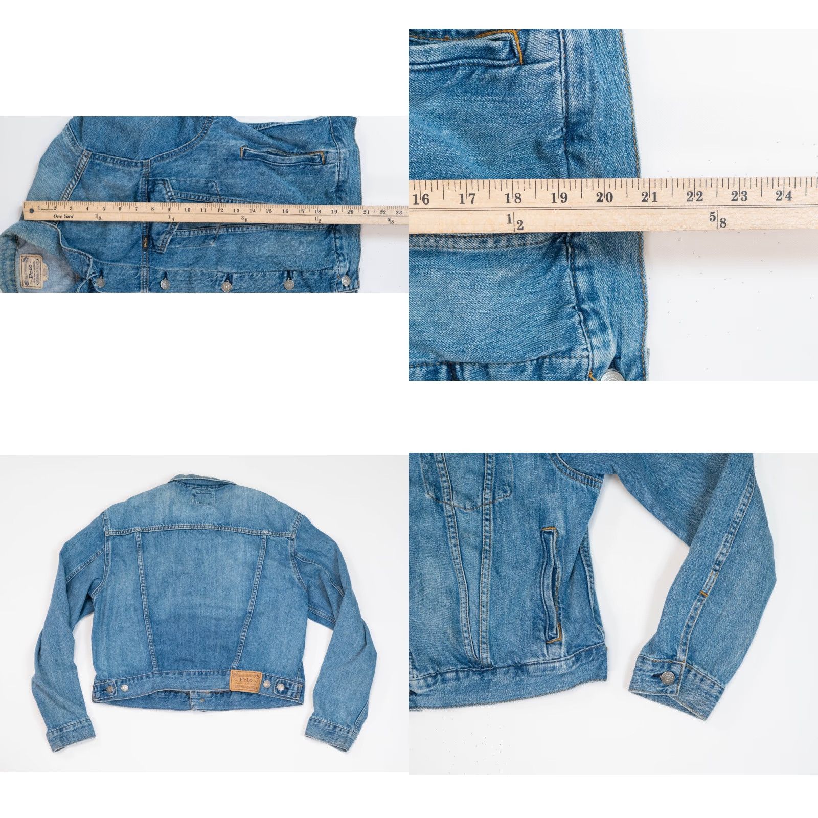 Polo Ralph Lauren **Polo Ralph Lauren Denim Jean Jacket XL Crop Blue** User: **Polo Ralph Lauren Denim Jean Jacket Size XL Crop Blue** Size 40" / US 18 - 8 Thumbnail