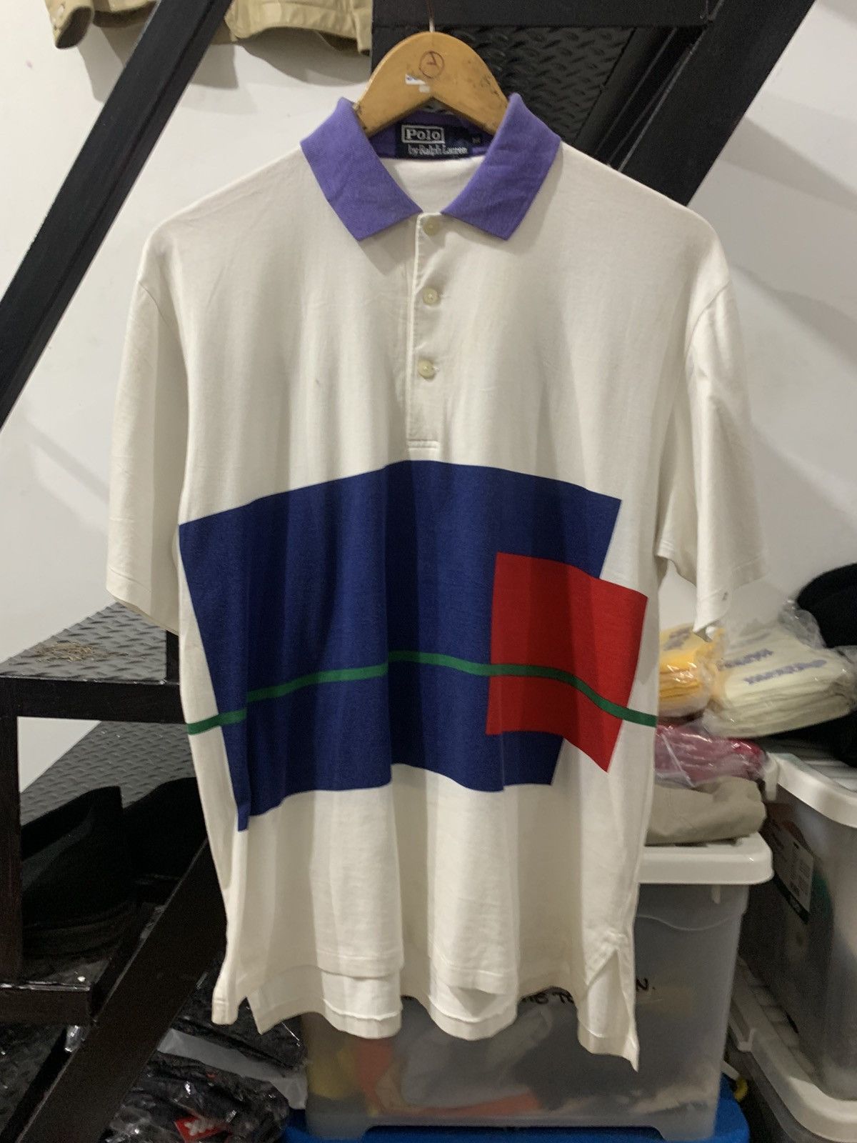 Polo Ralph Lauren 1990s Polo by Ralph Lauren Polo Shirt Size US M / EU 48-50 / 2 - 1 Thumbnail