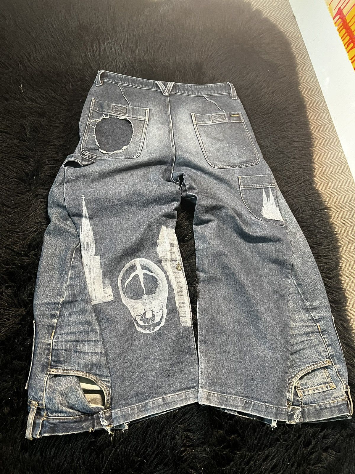 JNCO × Vintage Custom jeans dark blue Size US 32 / EU 48 - 2 Thumbnail