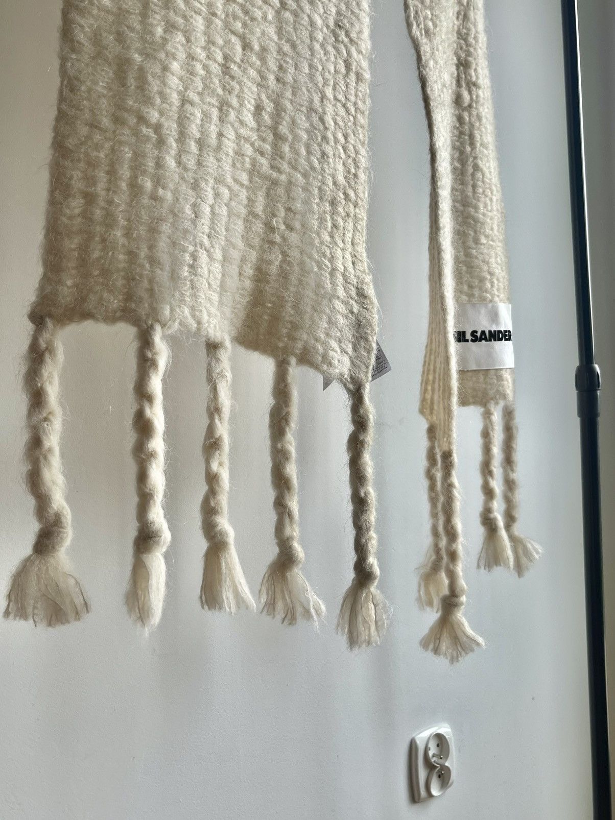Jil Sander Jil Sander + AW24 alpaca mohair blend chunky knit scarf Size ONE SIZE - 8 Thumbnail