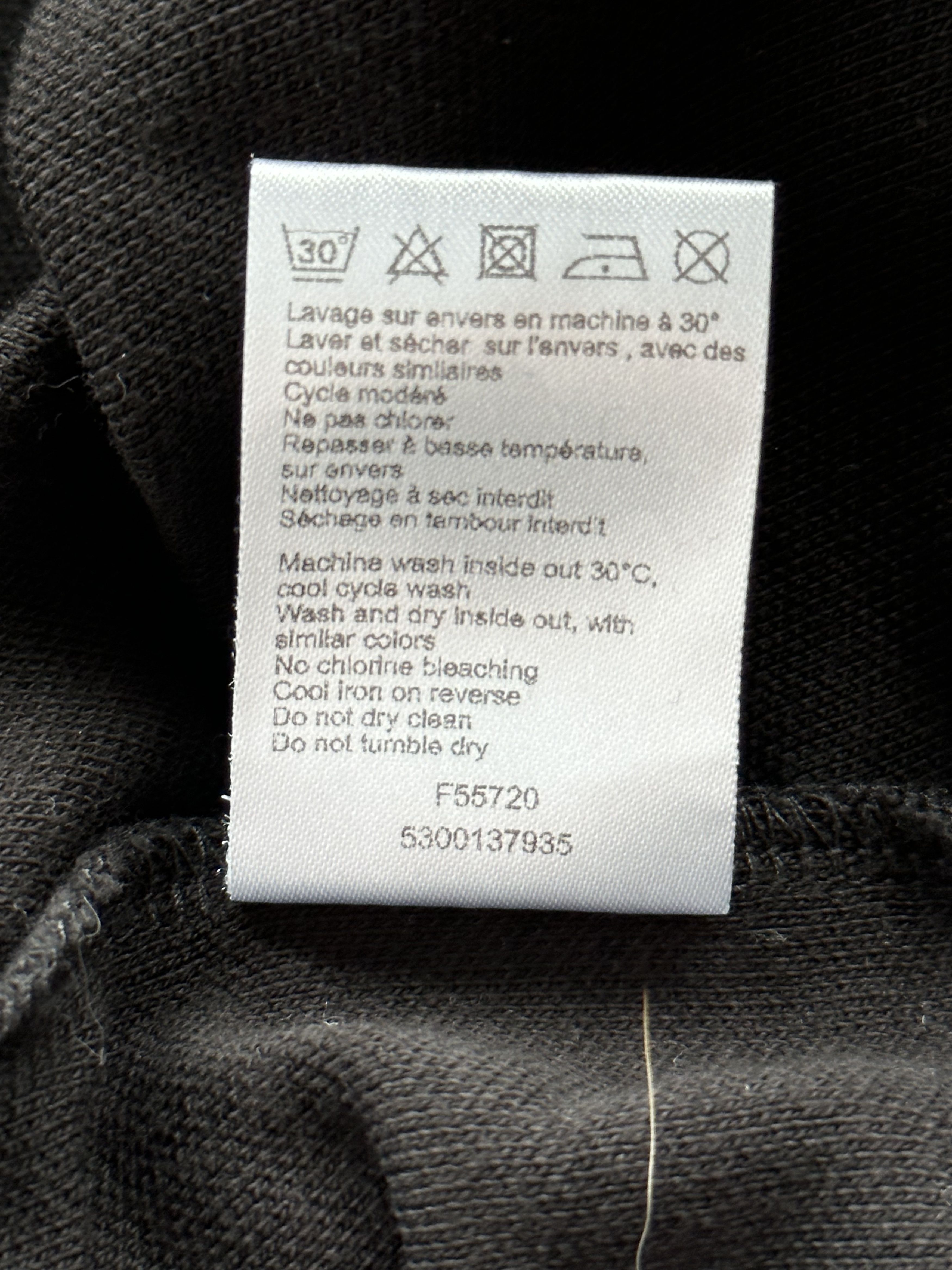 Levi's Louis Vuitton Black Embroidered Logo Polo T-Shirt Size US L / EU 52-54 / 3 - 5 Thumbnail
