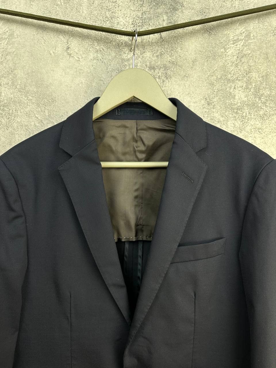 Hackett × Loro Piana Hackett Mayfair x Loro Piana Navy Stretch Wool Blazer Jacket Size 48L - 4 Thumbnail