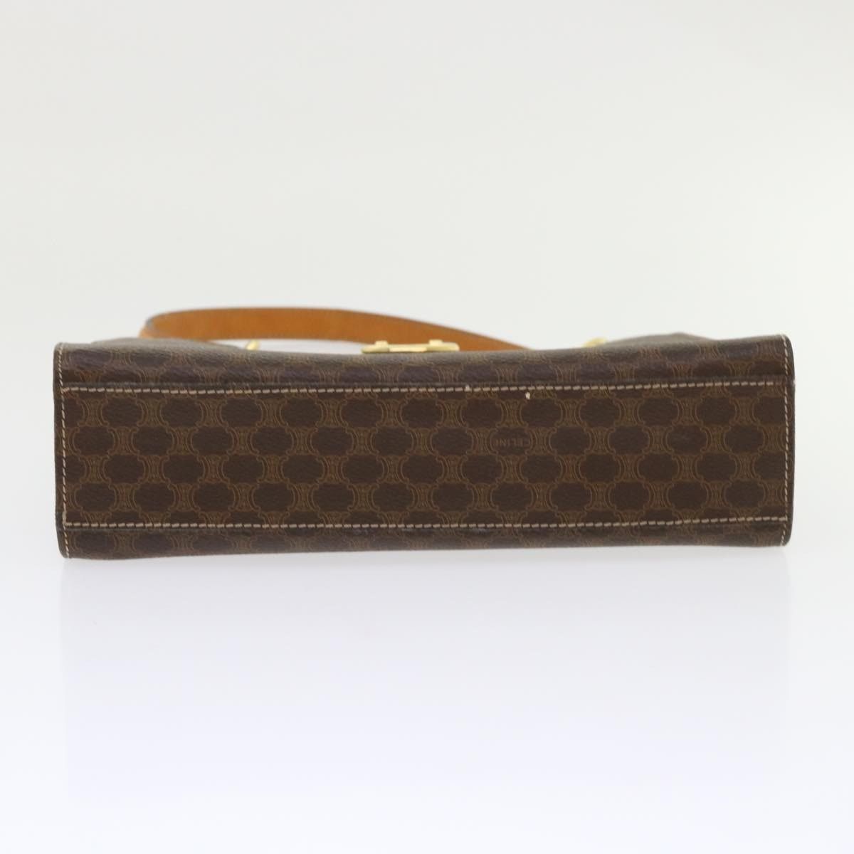 Celine CELINE Macadam Canvas Hand Bag Pvc Leather Brown Size ONE SIZE - 5 Thumbnail