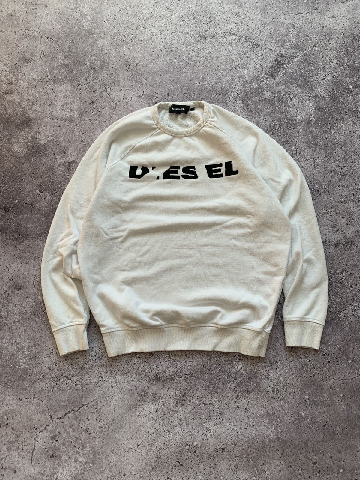 Diesel 🔥DIESEL DISTRESSED LOGO SWEATSHIRT Size US M / EU 48-50 / 2 - 1 Thumbnail