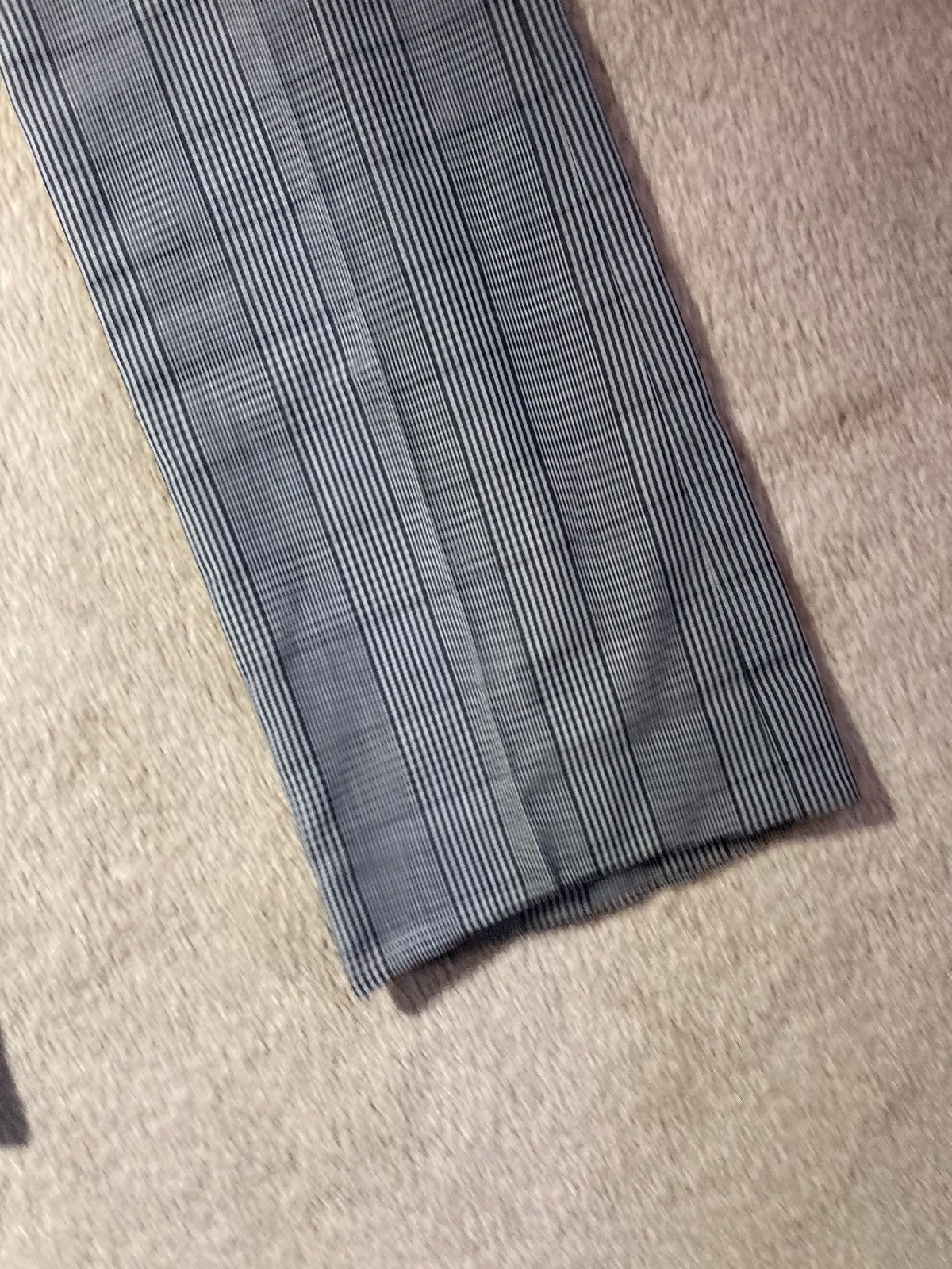 Celine × Hedi Slimane New SS23 Celine Prince of Wales Plaid Pattern Flare 2023 90s Size US 30 / EU 46 - 3 Thumbnail