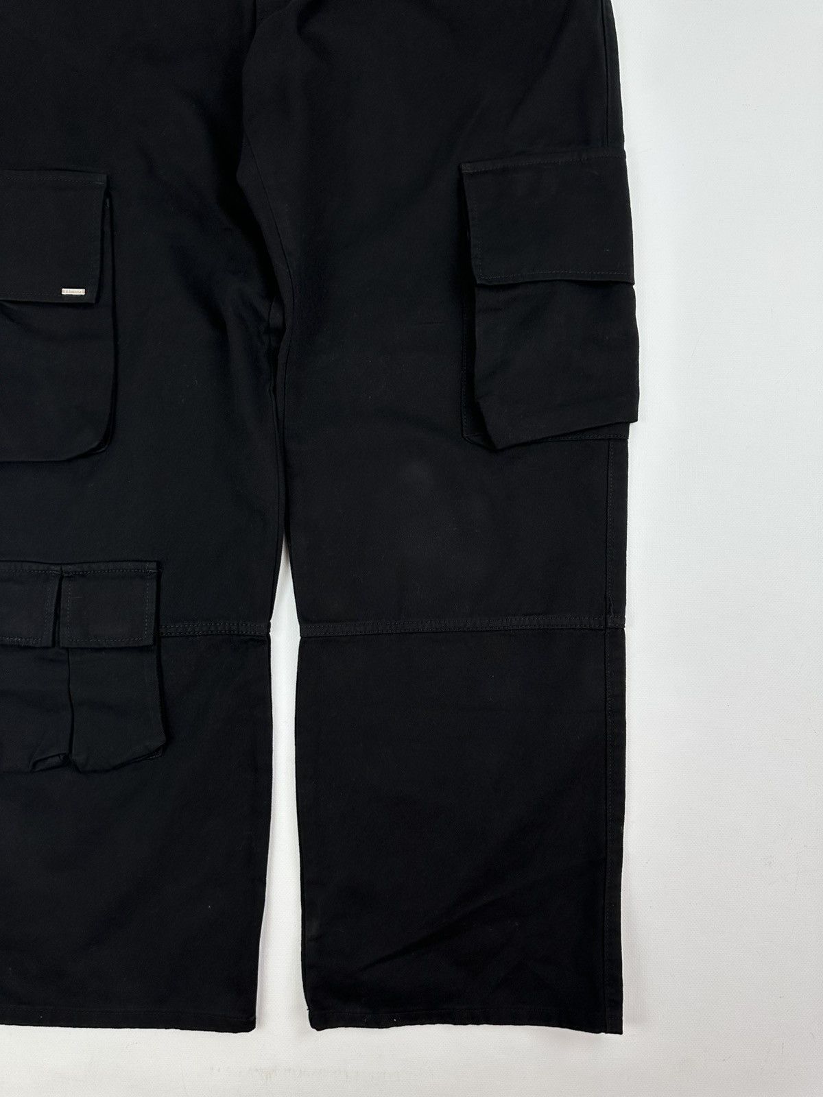 Vintage EightyFive Black Cargo Baggy Pants Size US 38 / EU 54 - 8 Thumbnail
