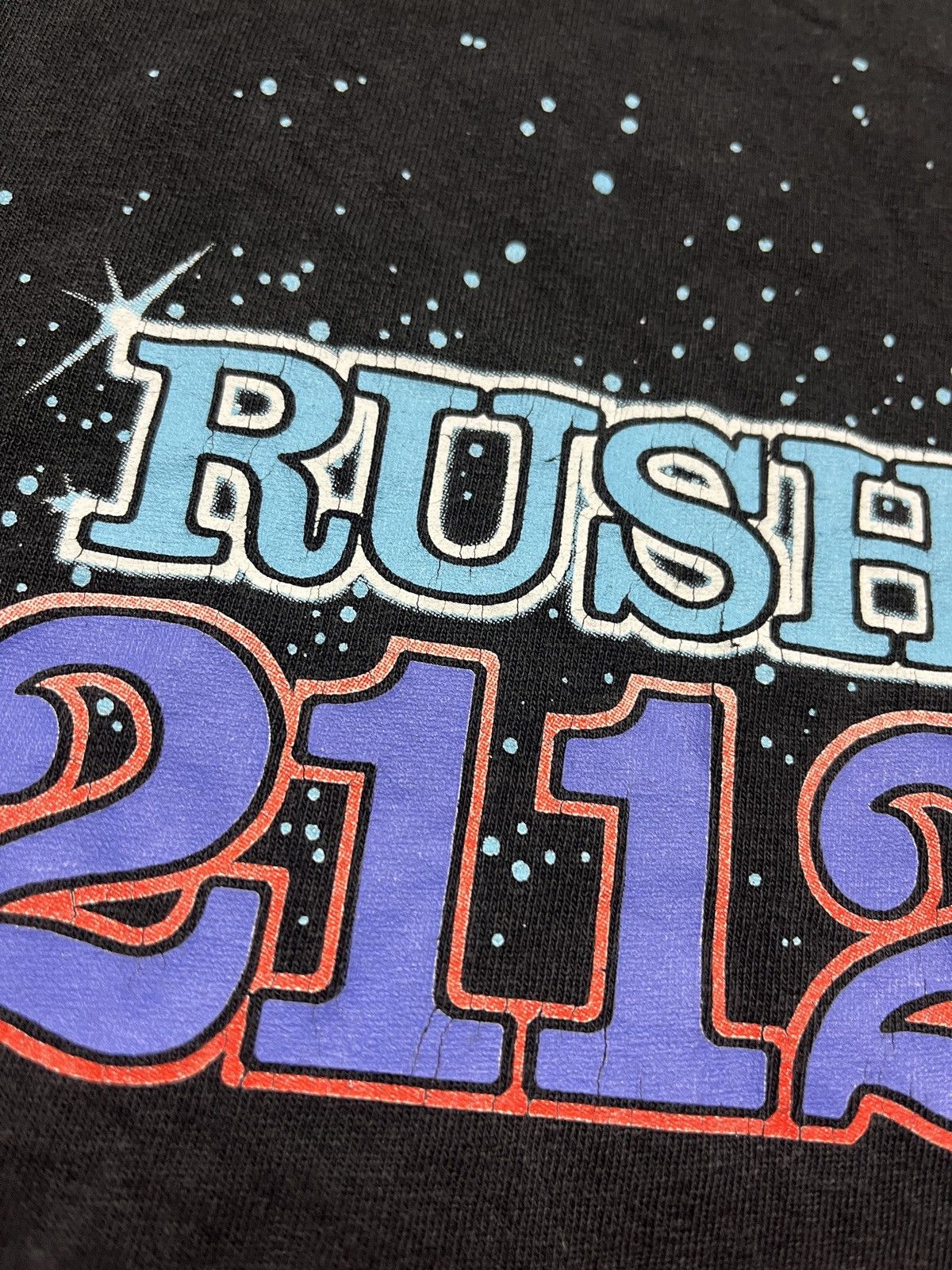 Band Tees × Vintage Rush 2112 Faded Rare Vintage Y2K Boxy Fit T Shirt 2000’s Size US L / EU 52-54 / 3 - 14 Thumbnail