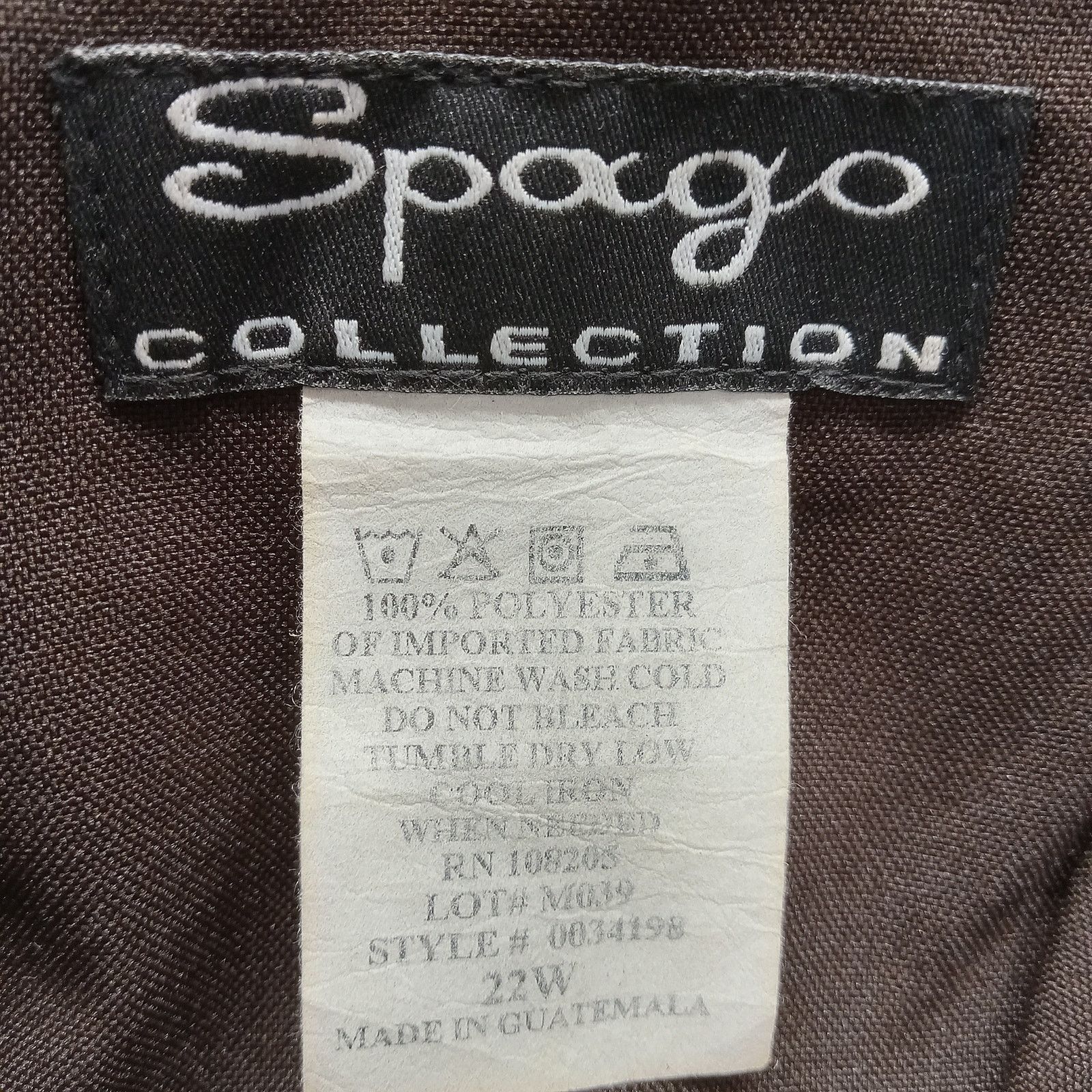 & Other Stories Spargo Blazer Jacket 22W Women's Brown Polyester Size XXL / US 16-18 / IT 52-54 - 4 Thumbnail