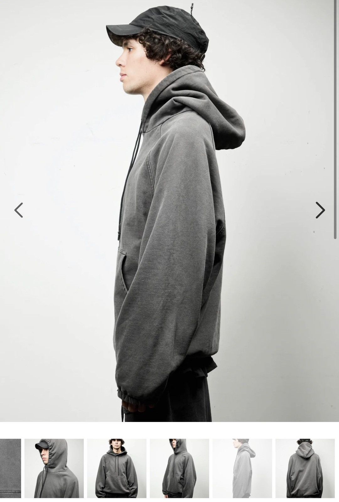 jacov Jacov Oversized Raglan Hoodie SIZE M Size US M / EU 48-50 / 2 - 12 Thumbnail