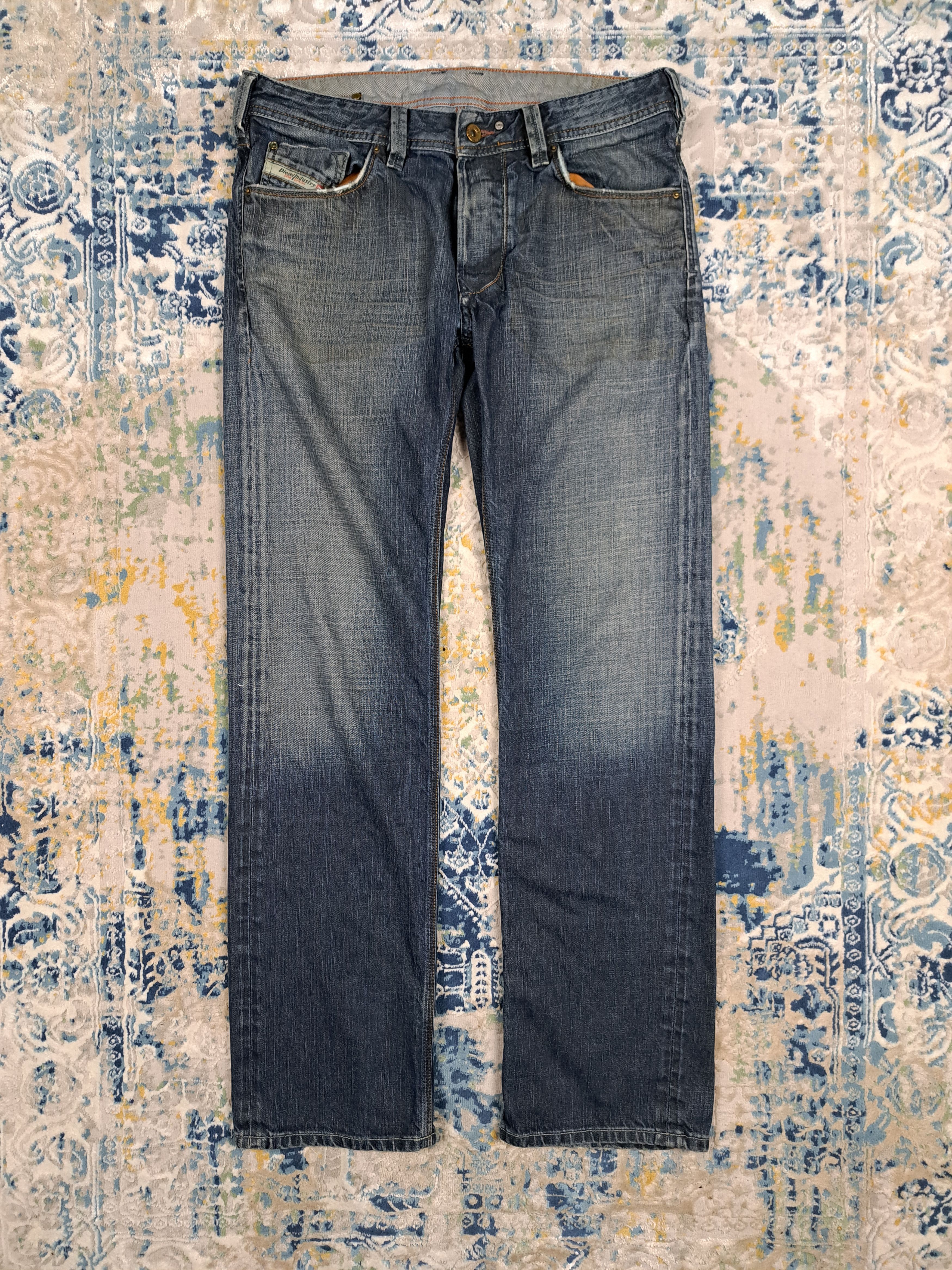 Diesel Diesel Straight Fit Jeans Archive Washed Denim Size US 31 - 1 Thumbnail