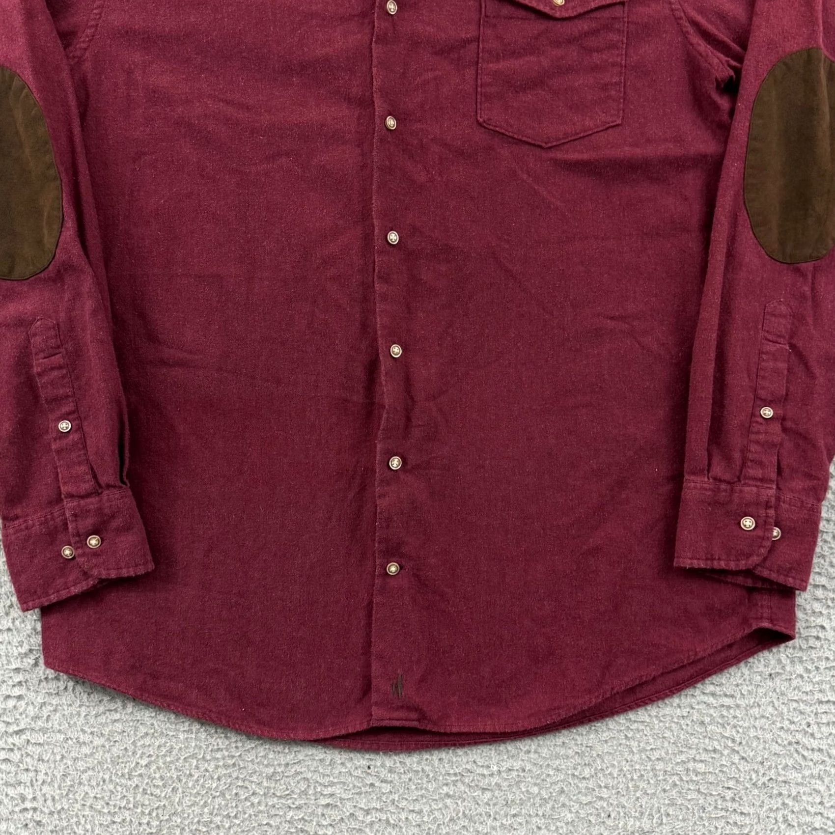 johnnie-O johnnie-O Shirt Mens Large Red Button Up Chamois Long Sleeve Preppy Size US L / EU 52-54 / 3 - 3 Thumbnail