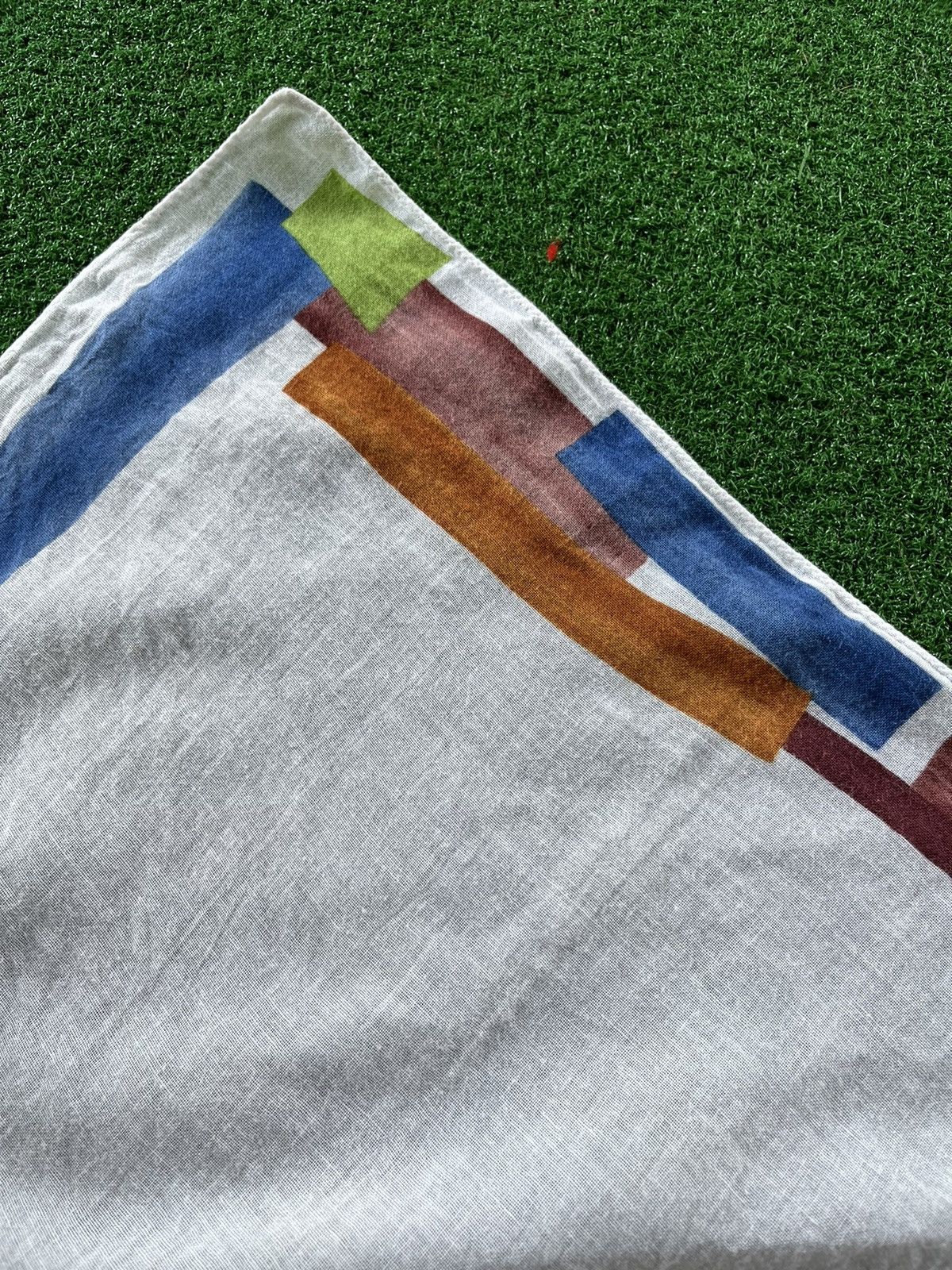 Designer × Issey Miyake × Japanese Brand Issey Miyake iM Product Block Design Handkerchief Size ONE SIZE - 5 Thumbnail