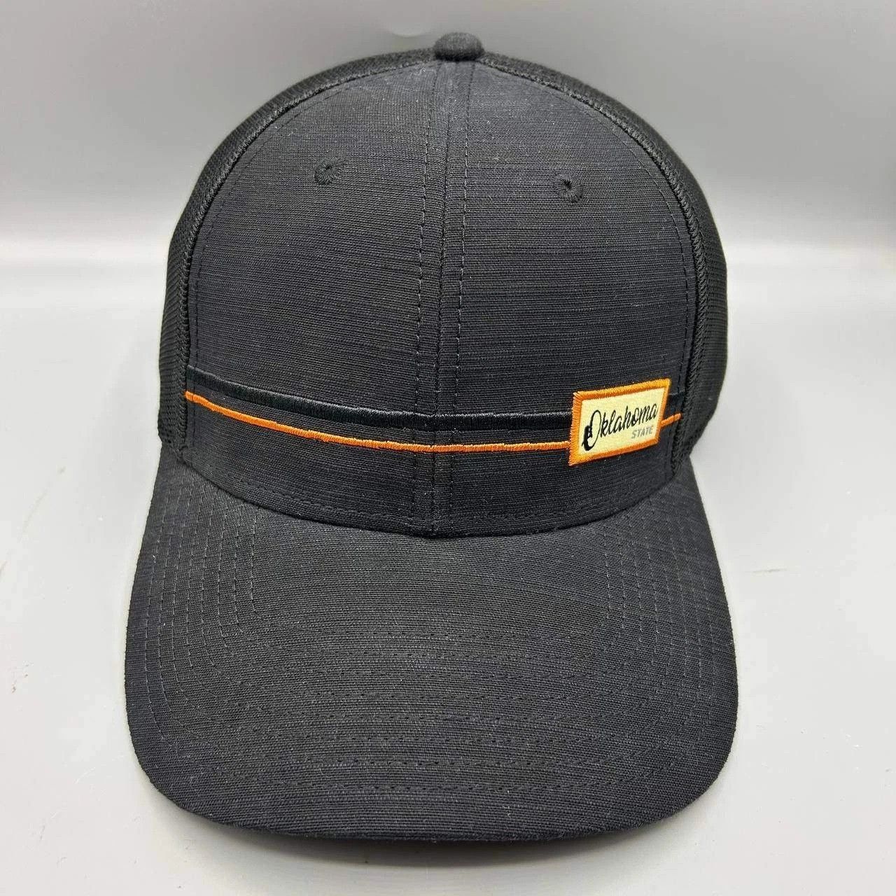 The Game Oklahoma State Trucker Hat Men Black Embroidered Strap Back Size ONE SIZE - 1 Thumbnail