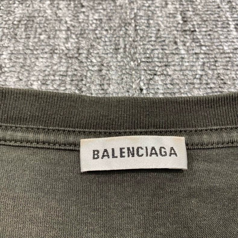 Balenciaga Balenciaga Dark green small logo short sleeve Size US L / EU 52-54 / 3 - 4 Thumbnail