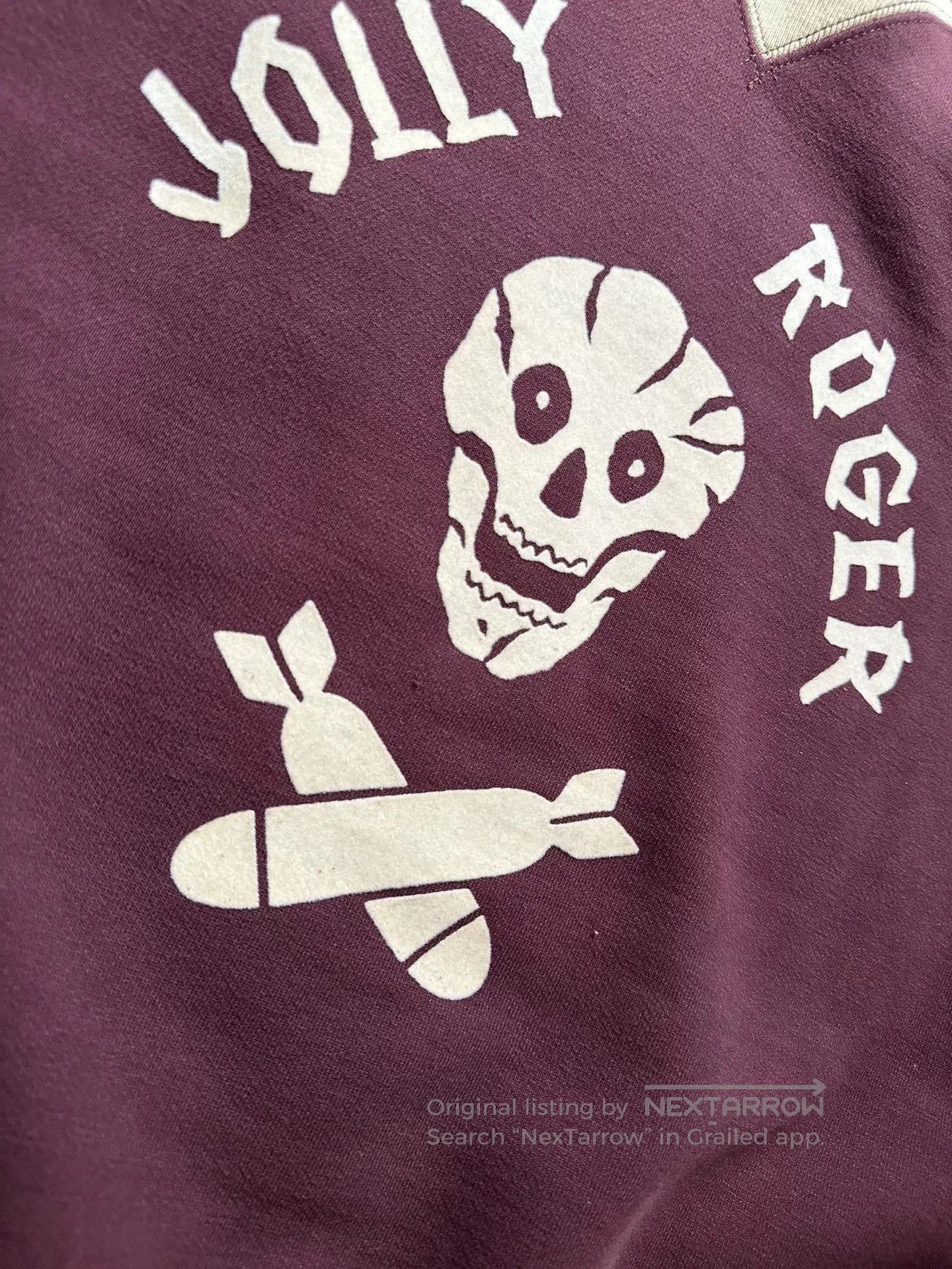 Freewheelers Jolly Rogers Pirate Flag Hoodie Sweatshirt. Size US L / EU 52-54 / 3 - 2 Thumbnail