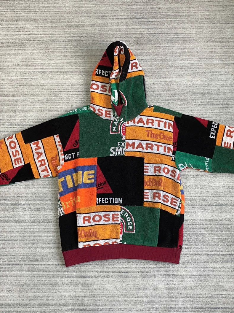 Martine Rose Martine Rose Towel Embroidered Hoodie Bar Towel Splicing H Size US XS / EU 42 / 0 - 2 Thumbnail