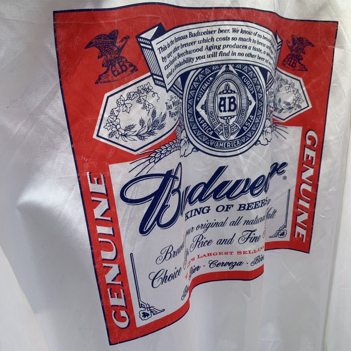 Budweiser × Vintage Budweiser Varsity Jacket Size US L / EU 52-54 / 3 - 5 Thumbnail