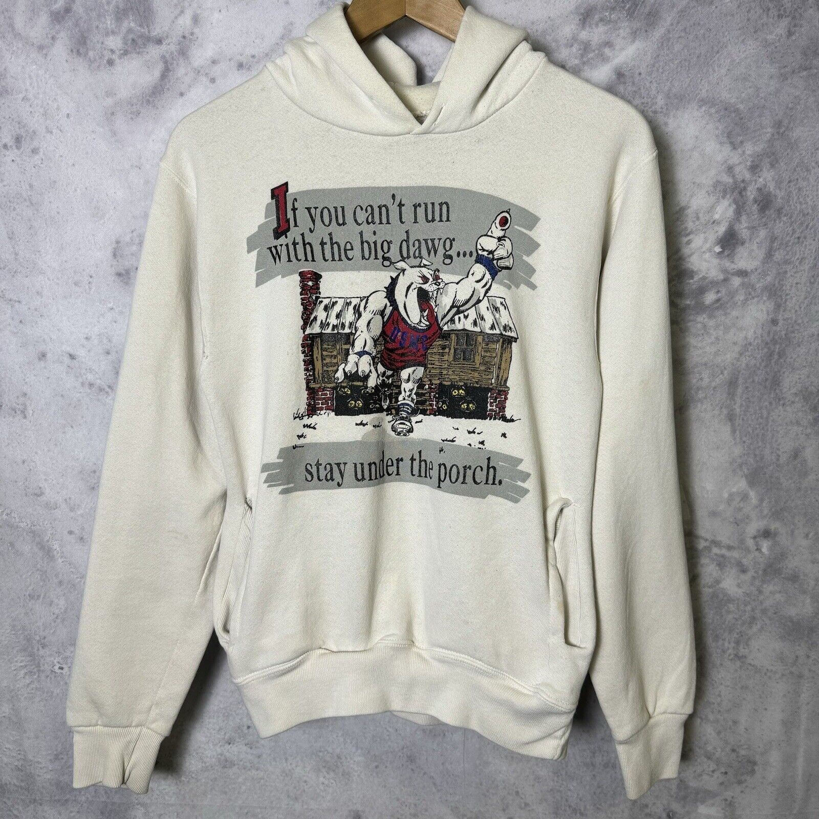 Other Vintage USMC Hoodie Sweatshirt Adult Small White 90s Militar Size US S / EU 44-46 / 1 - 1 Thumbnail
