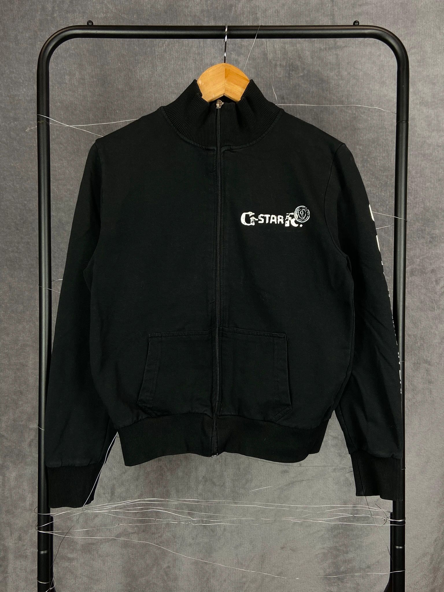 G-Star G-Star RAW Black Sweatshirt XXL Vintage Streetwear Size US XXL / EU 58 / 5 - 4 Thumbnail