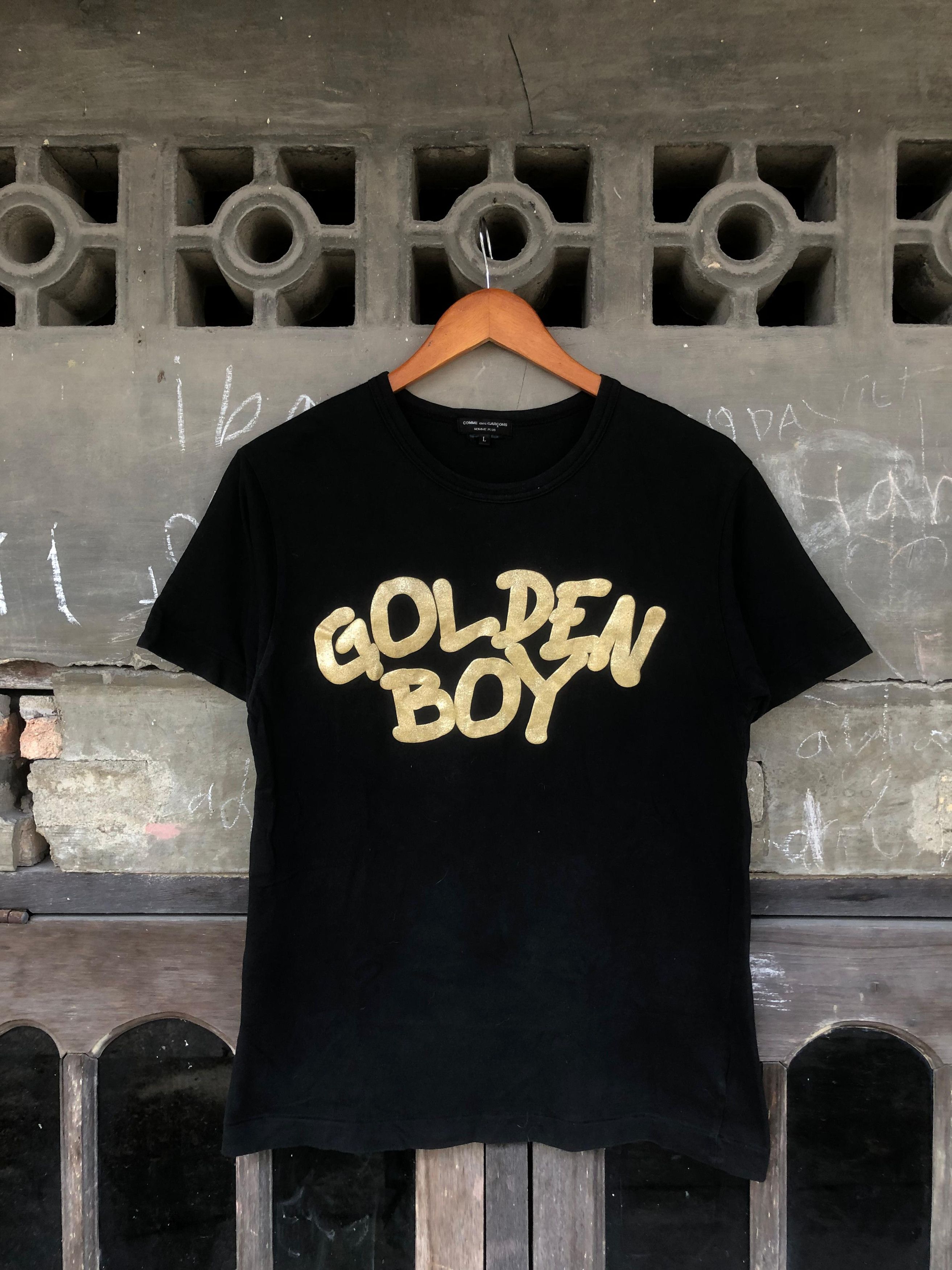 Comme des Garcons × Comme des Garcons Homme Plus 2007 Comme Des Garcons "Golden Boy" Tee Size US L / EU 52-54 / 3 - 4 Thumbnail