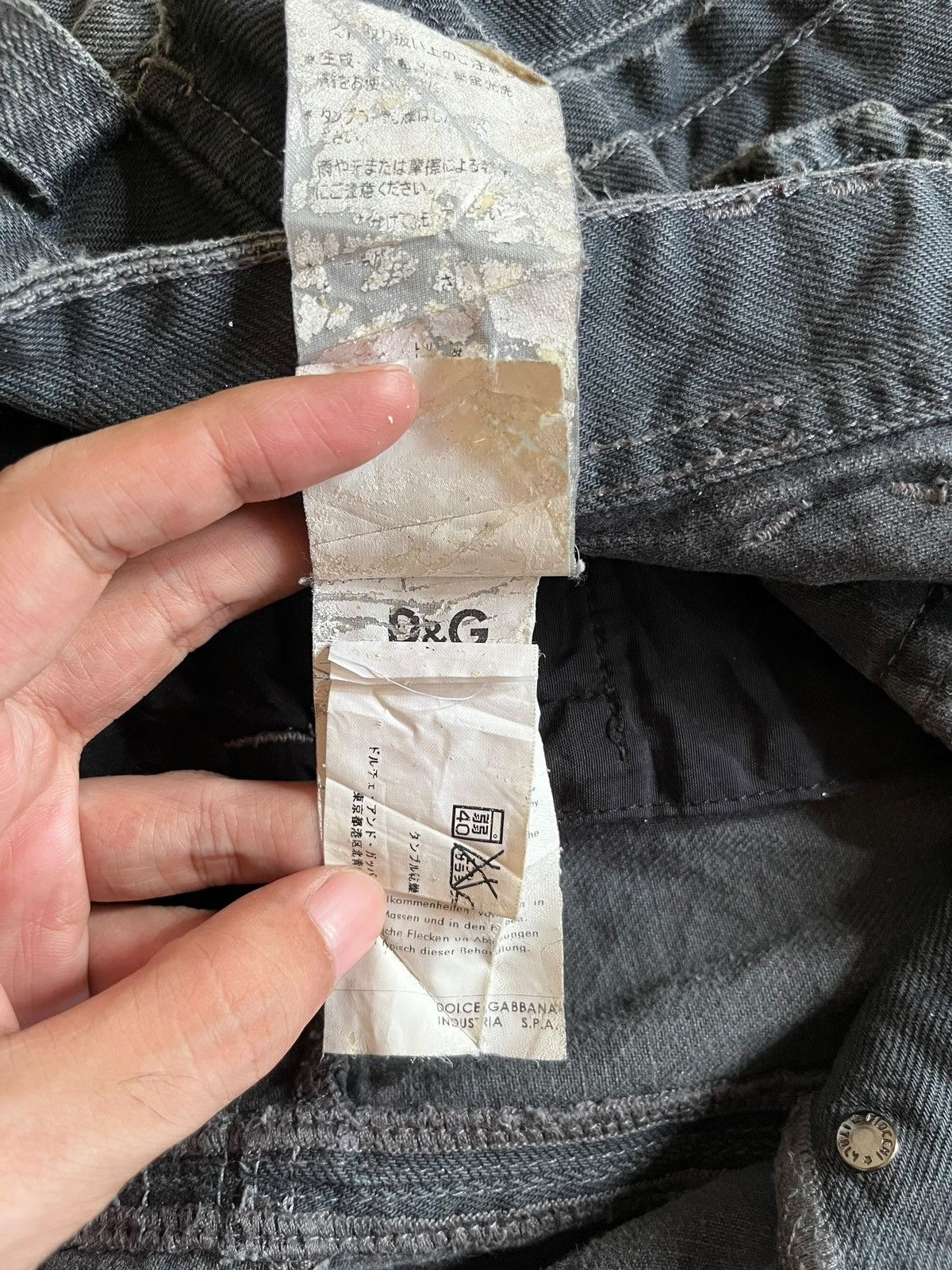 Dolce & Gabbana Vintage Dolce Gabbana Tactical Multi Pocket Baggy Jeans Size US 35 - 13 Thumbnail
