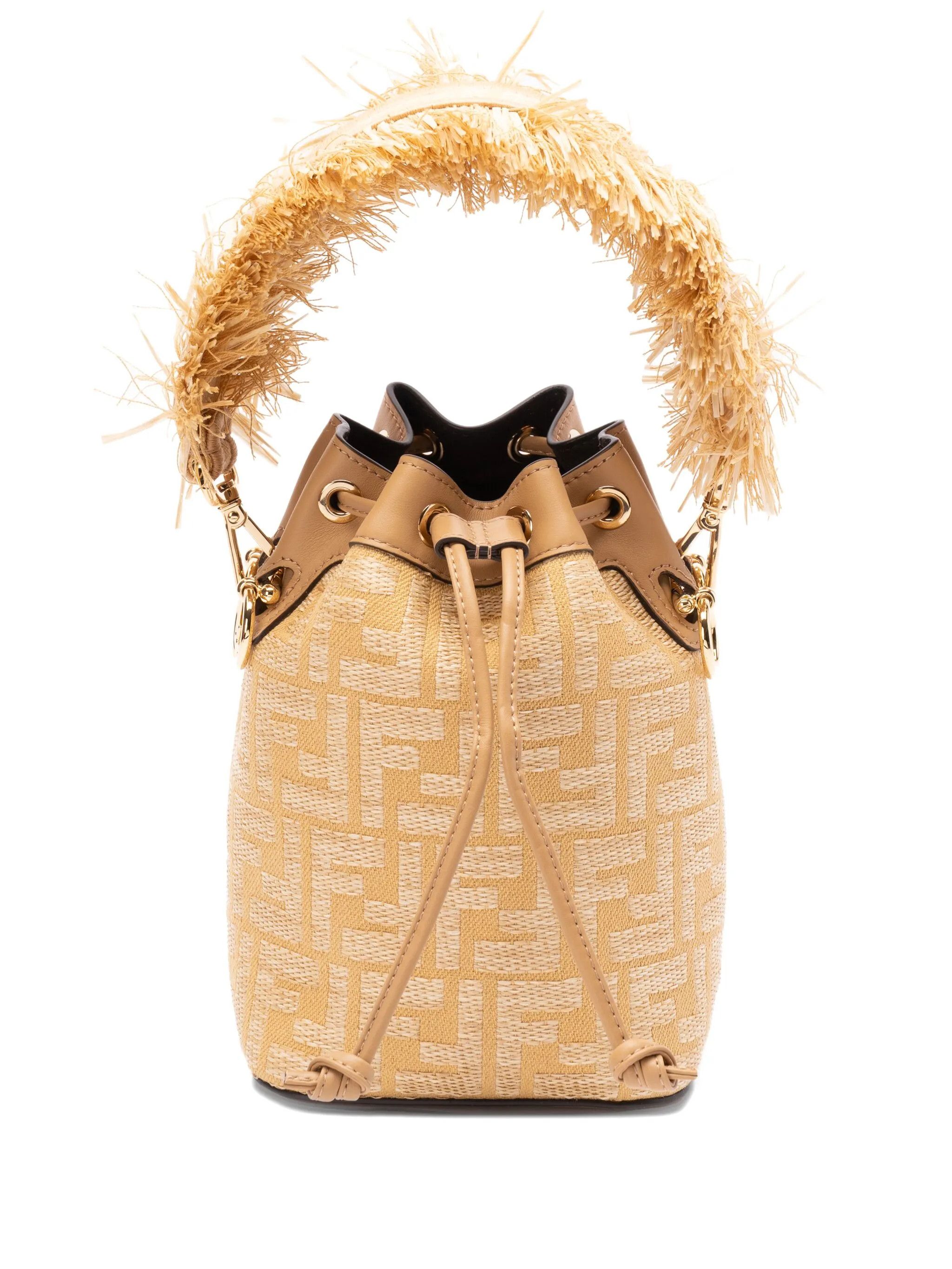 Fendi o1s1wg110526 Size: OS / 'Mon Trésor' Bucket Bag in Beige Size ONE SIZE - 1 Thumbnail