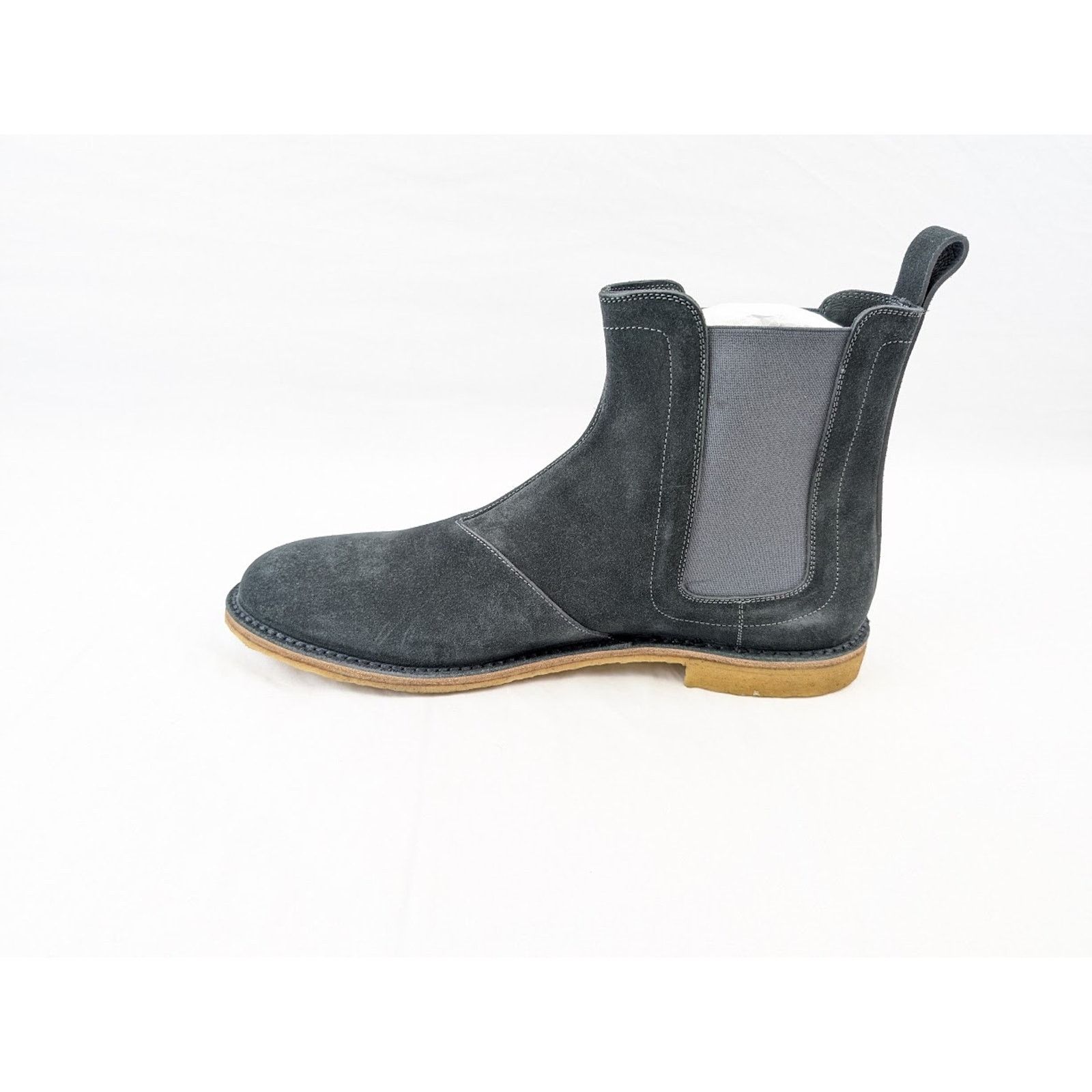 Bottega Veneta o1rshd1 Calf Suede Pelle Boots in Ardoise Size US 13 / EU 46 - 9 Thumbnail