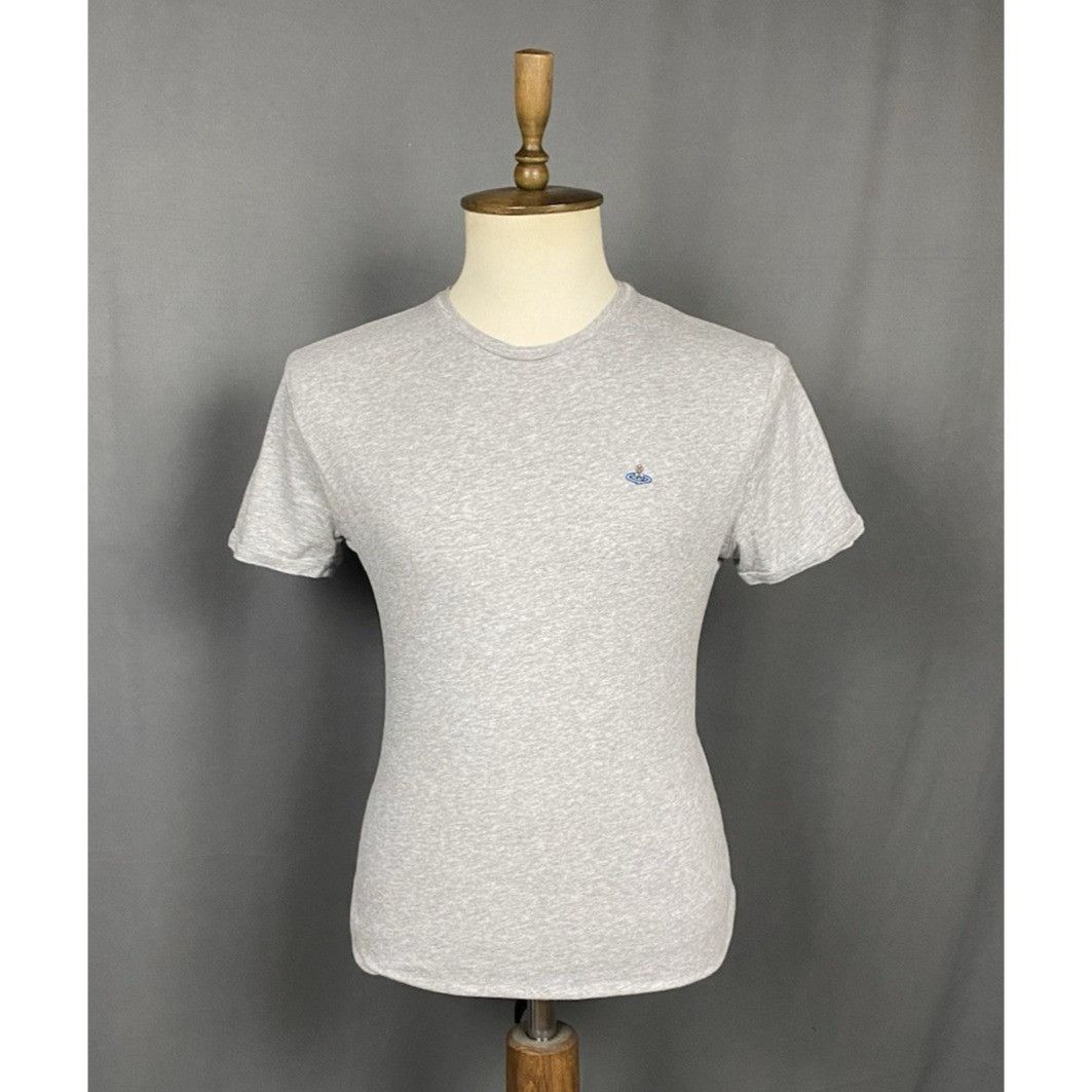 Vivienne Westwood Vivienne Westwood Small Logo Men's Gray T-Shirt Size L Size US L / EU 52-54 / 3 - 1 Thumbnail