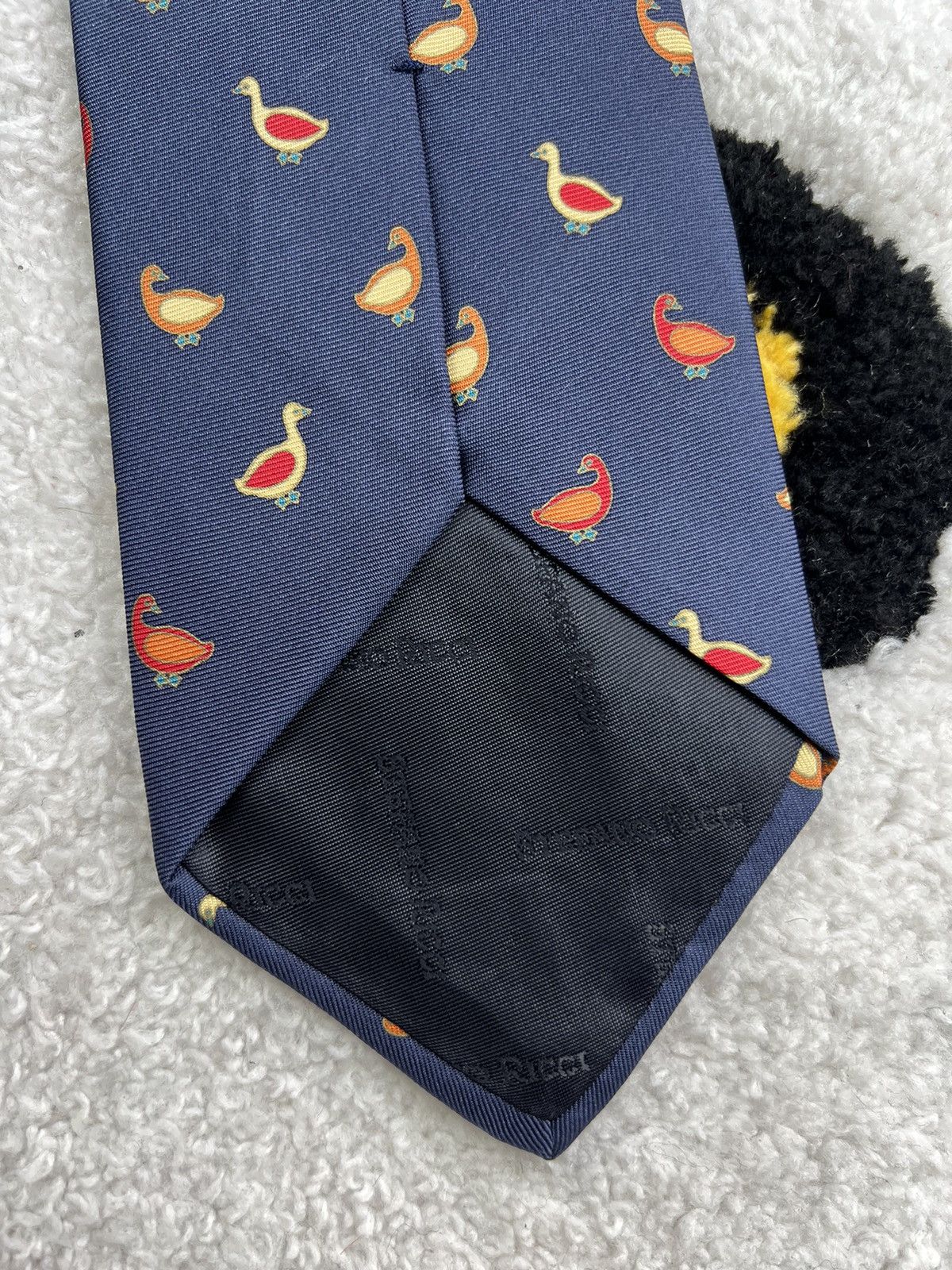 Stefano Ricci Vintage Stefano Ricci Italy Silk Luxury Duck Tie Size ONE SIZE - 9 Thumbnail