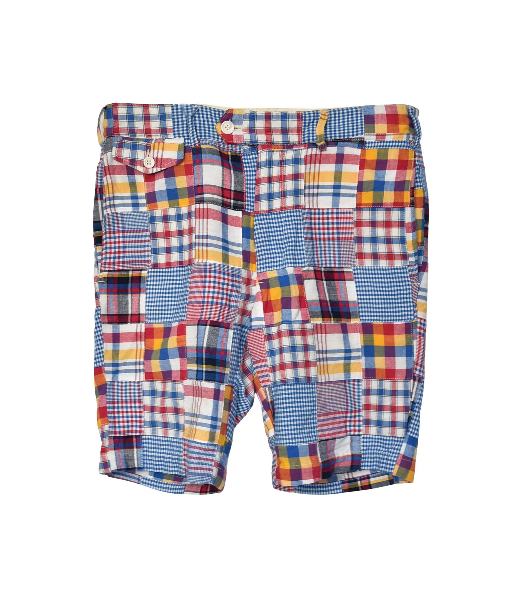 image of Engineered Garments Work Check Shorts 22521 - 437 78, Men's (Size 32)