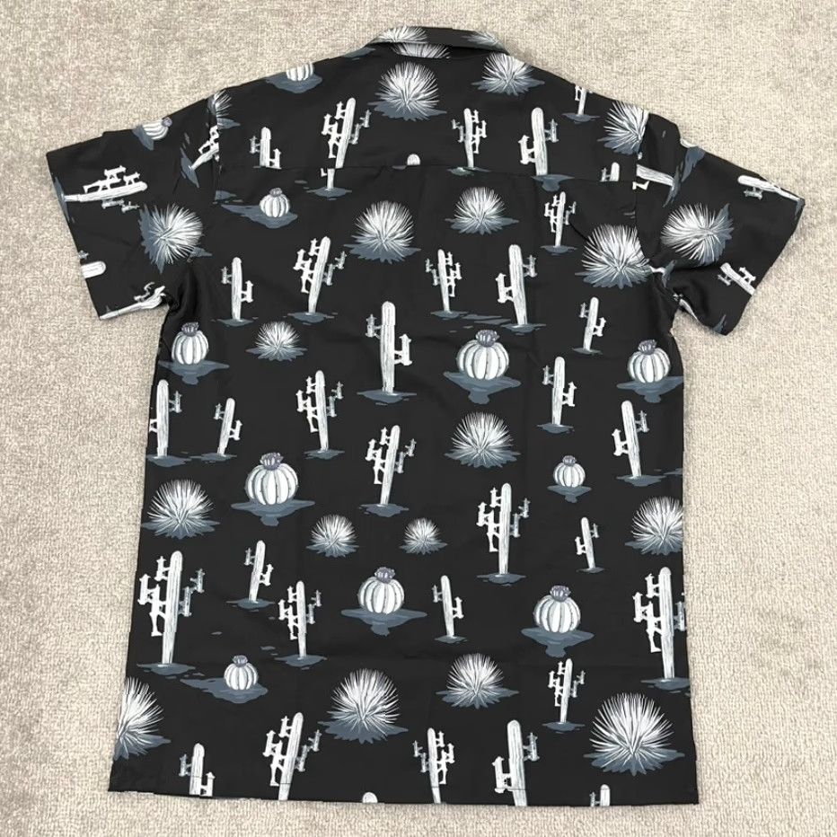 Etro VINTAGE Rifle Shirt Mens Large Black White Homeland Guns Cactus Desert Button-Down Size US L / EU 52-54 / 3 - 7 Thumbnail