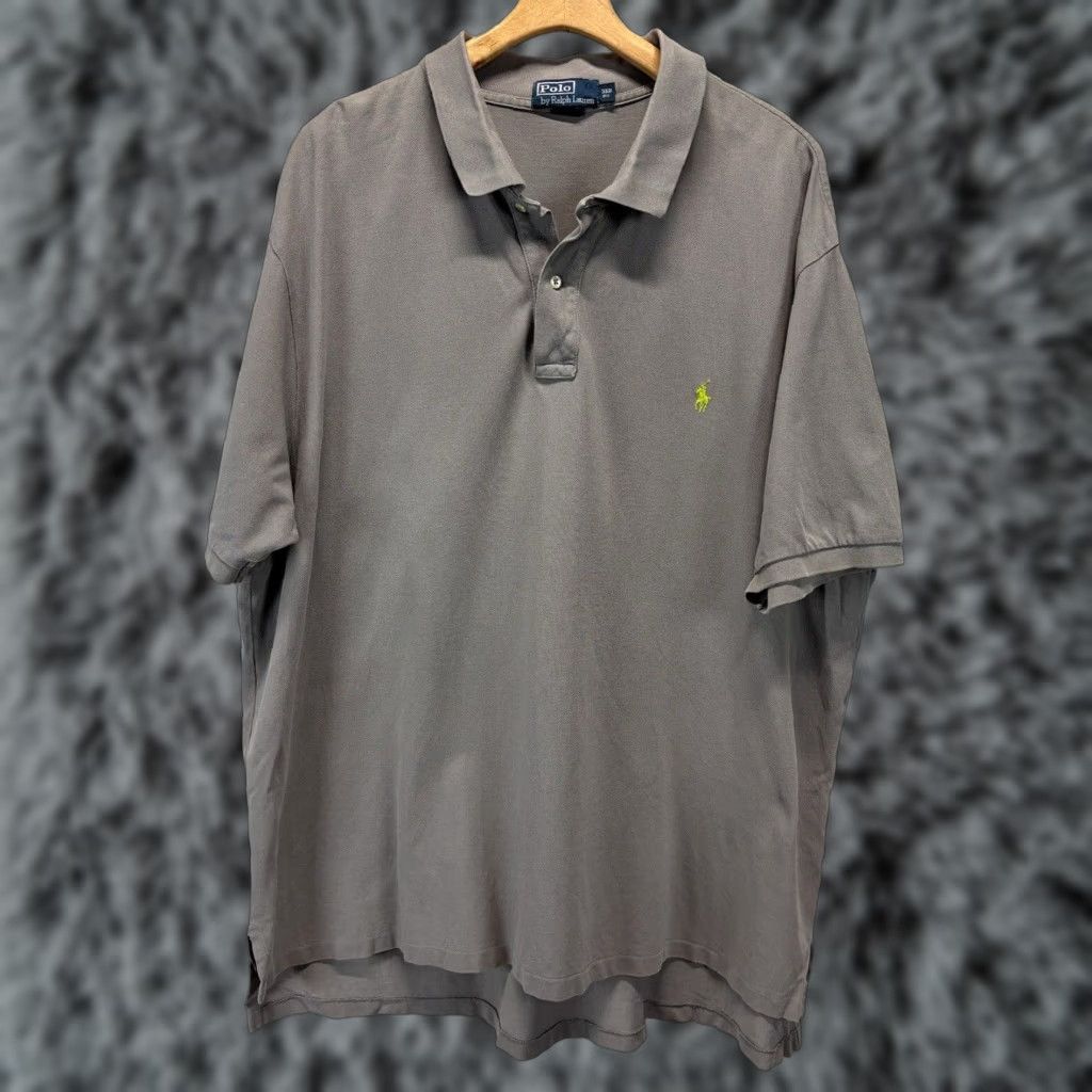 Ralph Lauren Polo Ralph Lauren Shirt Adult Big 3X Grey Green Pony Mens Preppy Size US XXL / EU 58 / 5 - 1 Thumbnail