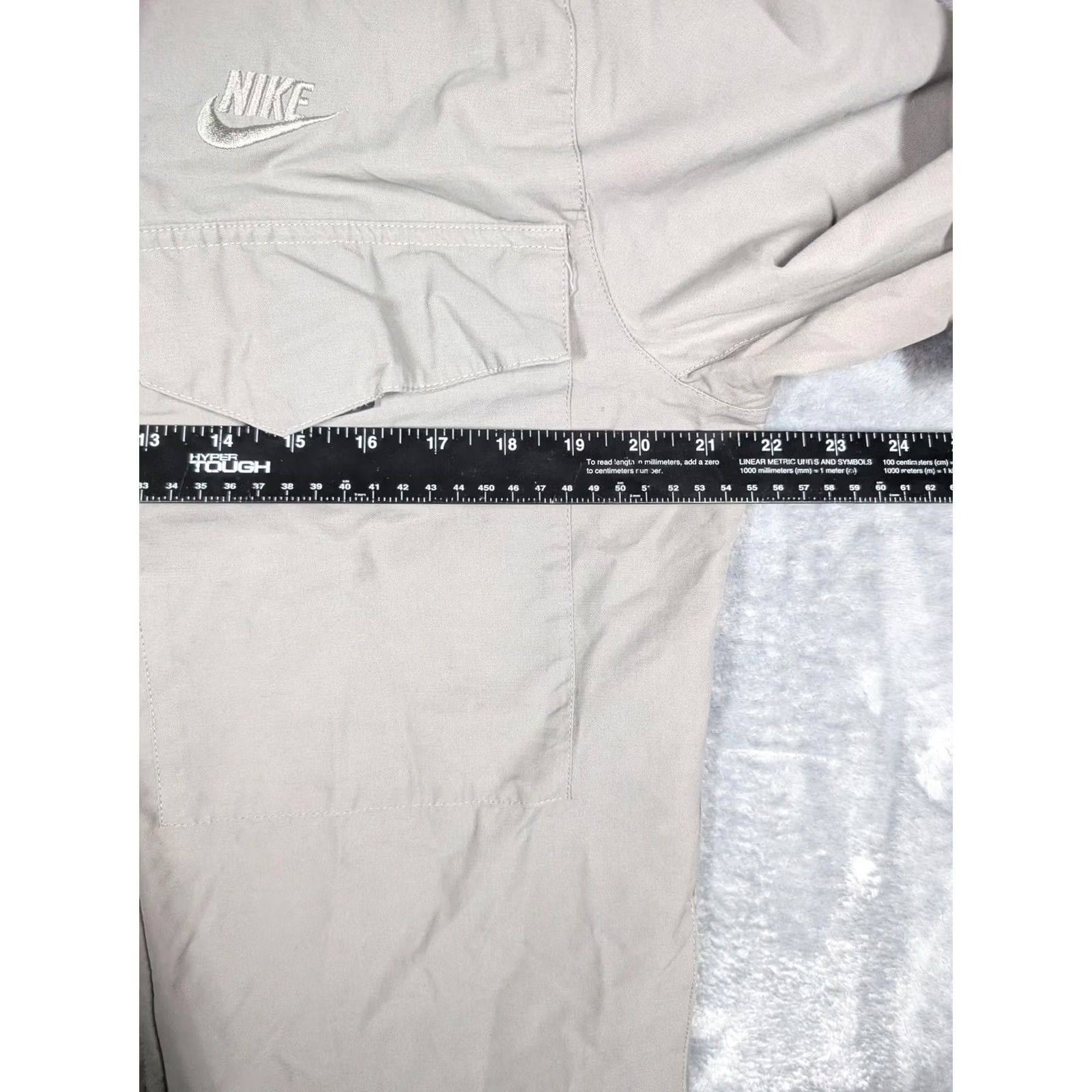 Nike Nike Jacket Mens M Gray Cotton Nylon Full Zip Windbreaker Pockets Size US M / EU 48-50 / 2 - 3 Thumbnail