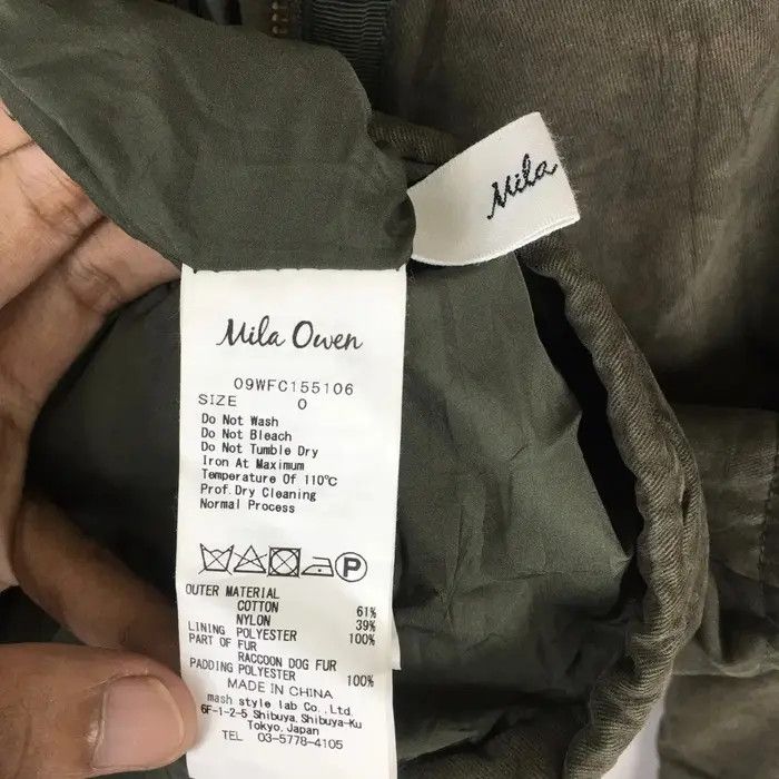 Vintage MILA OWEN PARIS Parka Trench Coat Windbreaker Jacket Rick Size L / US 10 / IT 46 - 4 Thumbnail