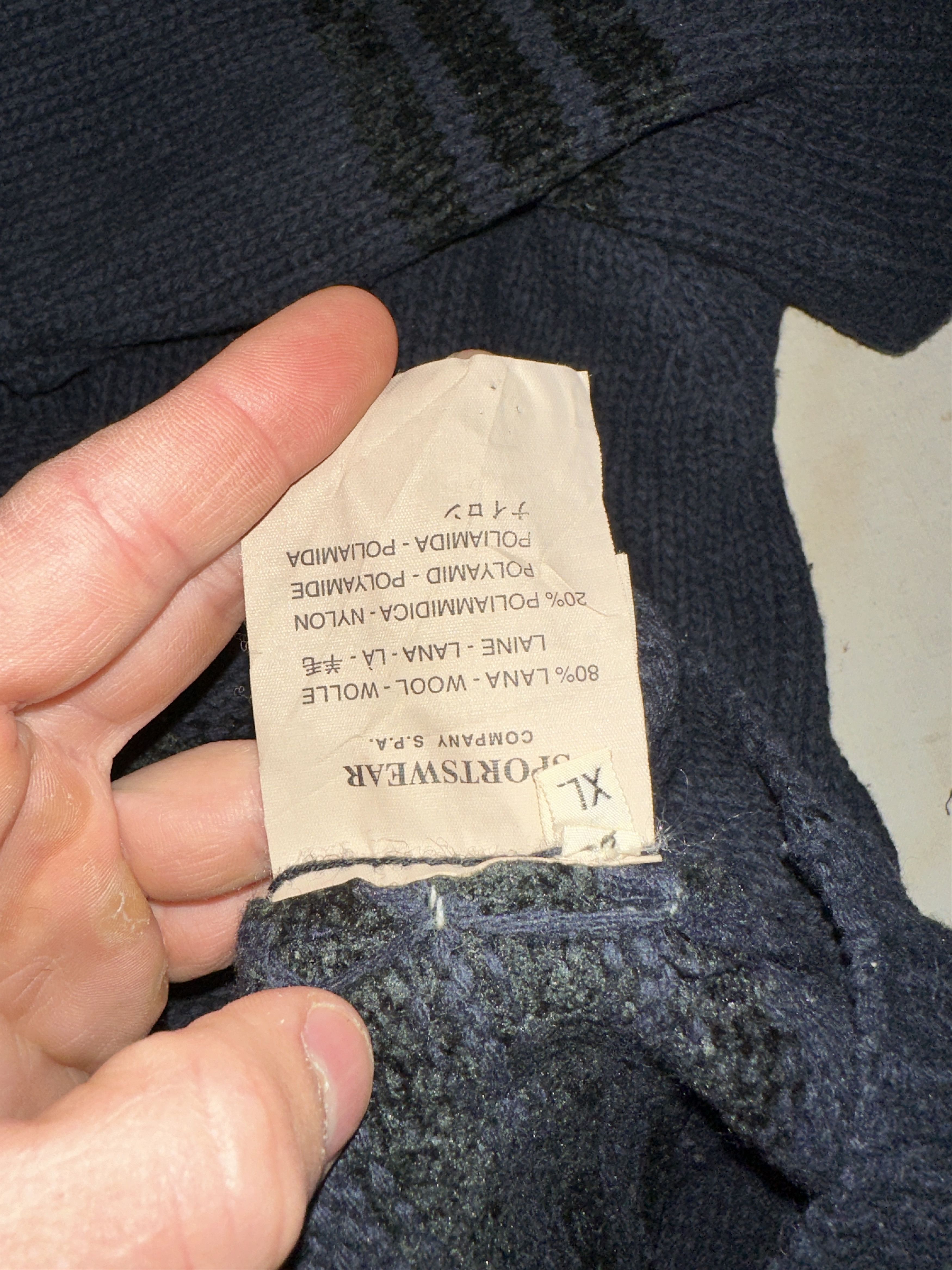 Stone Island HandKnit 1995 Stone Island Marina Collection Size XL 54 56 Size US XL / EU 56 / 4 - 15 Thumbnail