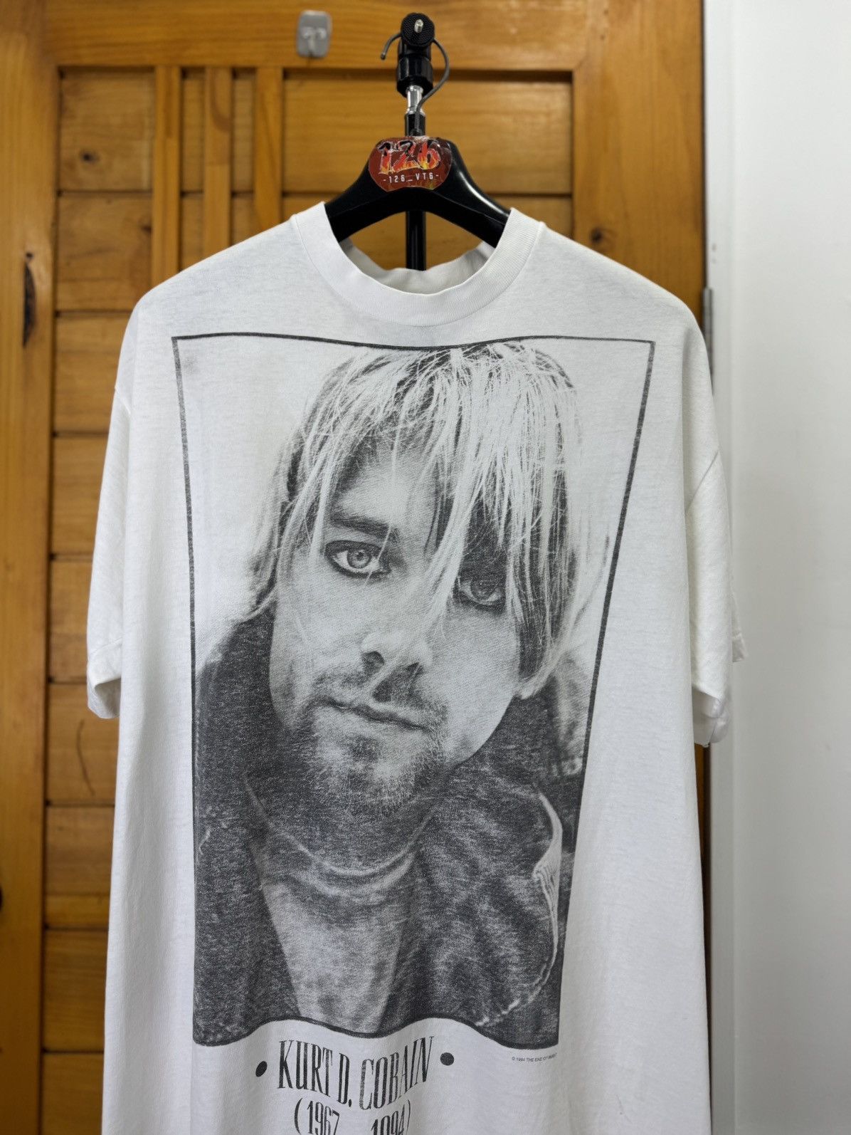 Band Tees × Nirvana × Vintage Vintage Kurt Cobain Shirt 1994 Size US XL / EU 56 / 4 - 3 Thumbnail