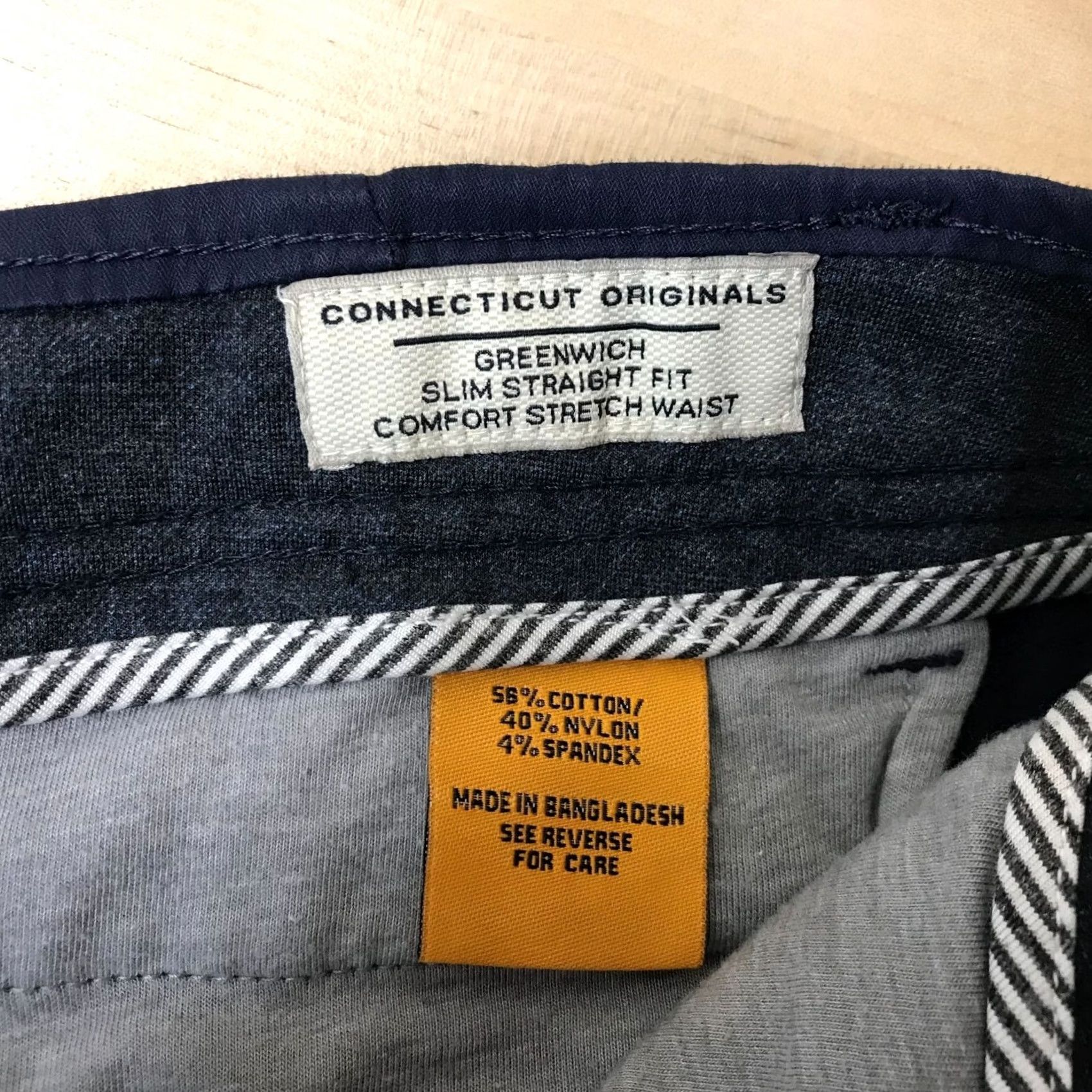 Vintage VINTAGE TAILOR NAVY SLIM STRIAGHT FIT PANTS 34 X 32 MENS Size US 34 / EU 50 - 8 Thumbnail