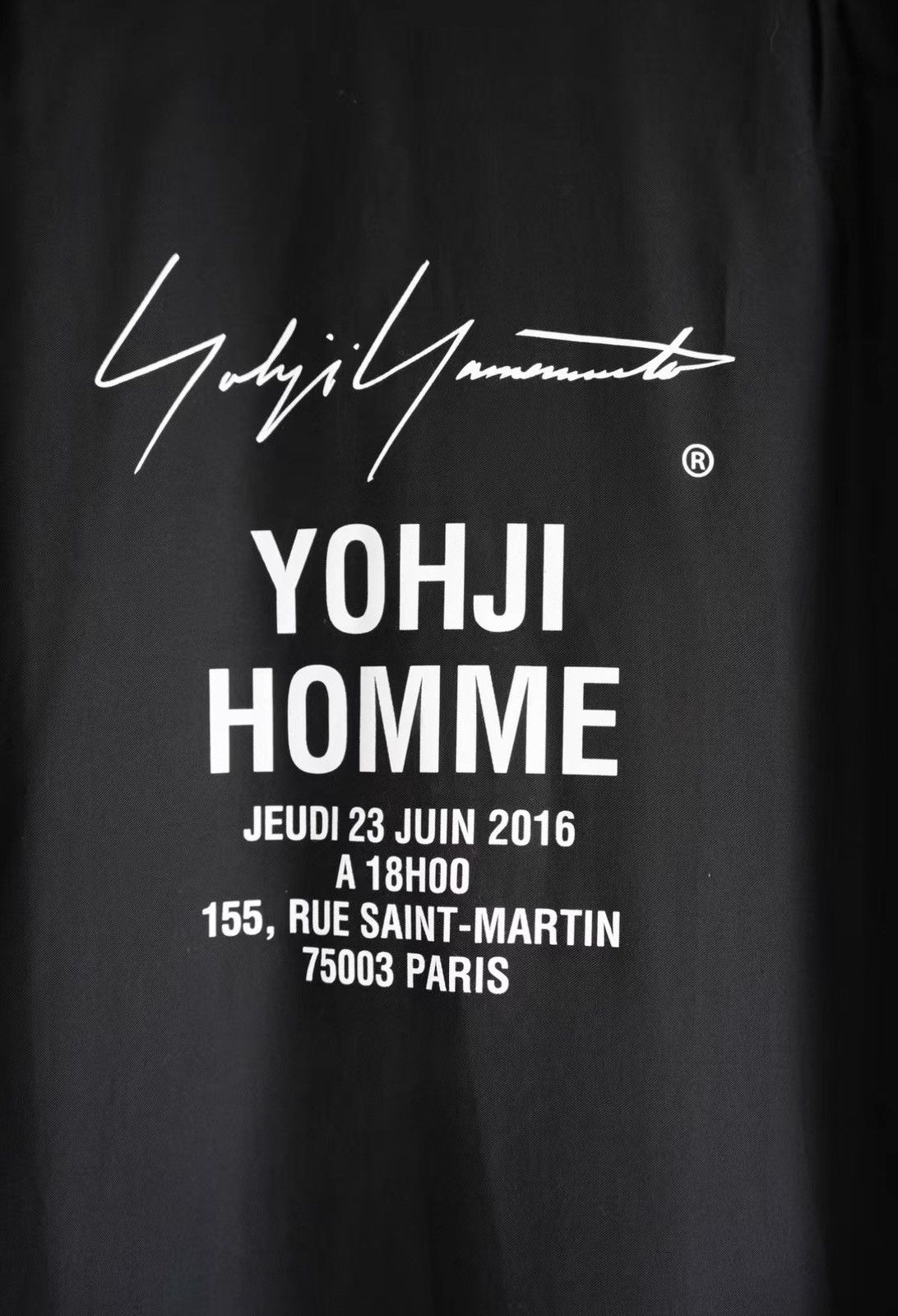 Yohji Yamamoto Yohji Yamamoto 17SS Signature Printed Staff Shirt J4 Size US M / EU 48-50 / 2 - 3 Thumbnail