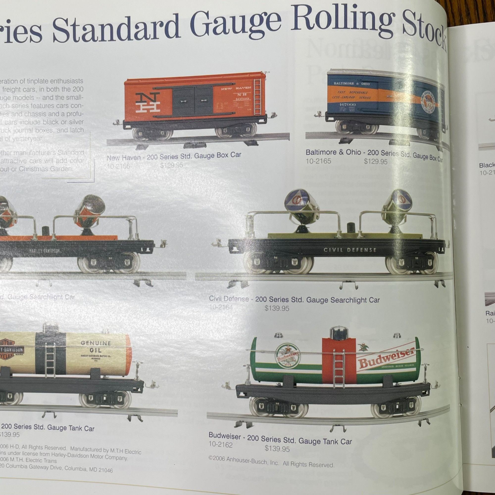 Other Tinplate Traditions by M T H 2006 Model Train Catalog Price Size ONE SIZE - 8 Thumbnail