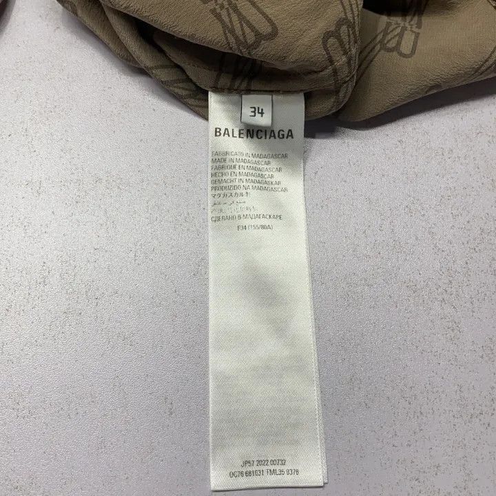 Balenciaga Balenciaga Casual Button-Up Shirt with Print 0079-2507 Size US S / EU 44-46 / 1 - 4 Thumbnail