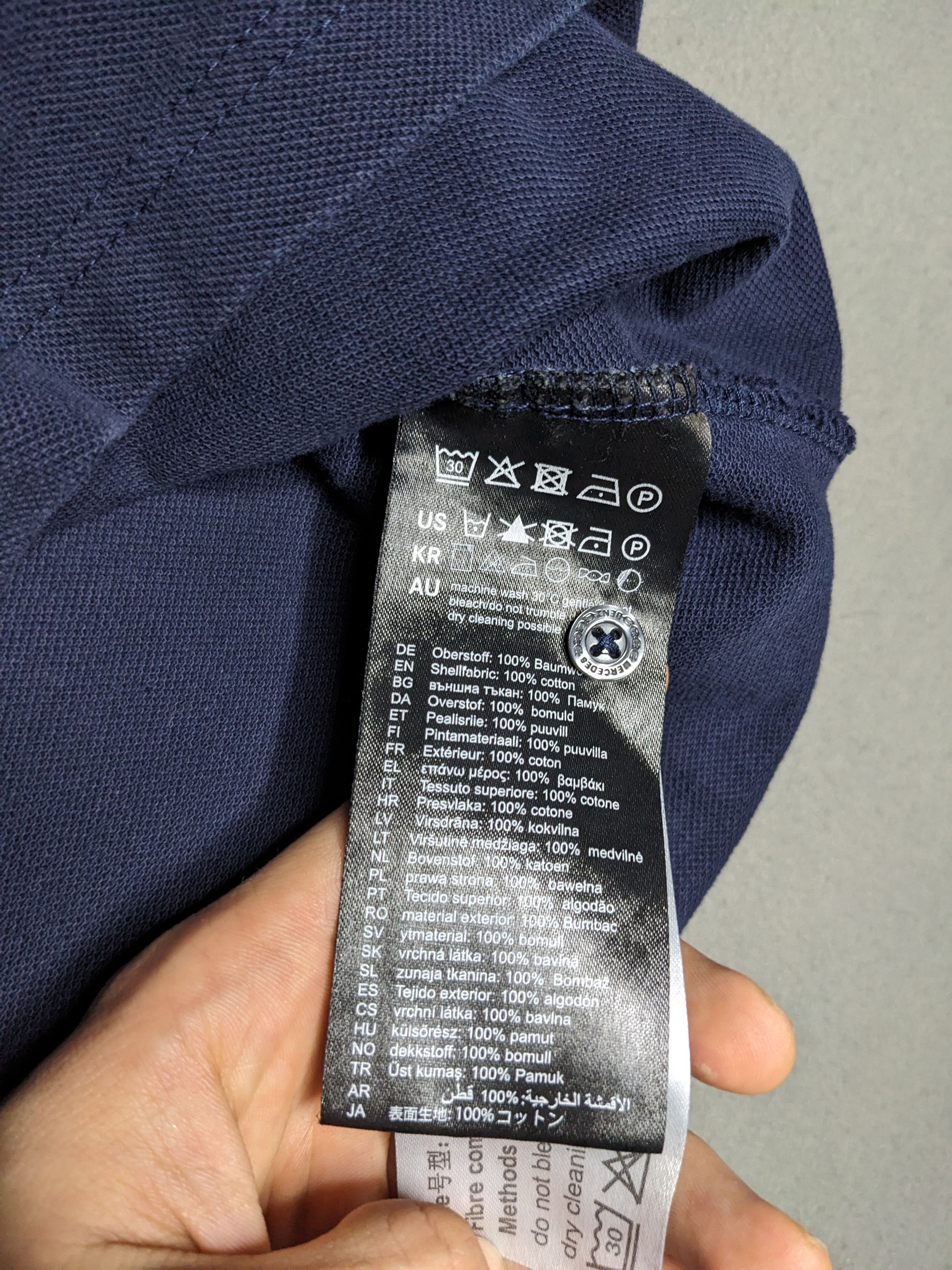 Mercedes-Benz Mercedes Benz Polo Shirt Medium Blue Embroidered Logo Racing Size US M / EU 48-50 / 2 - 5 Thumbnail