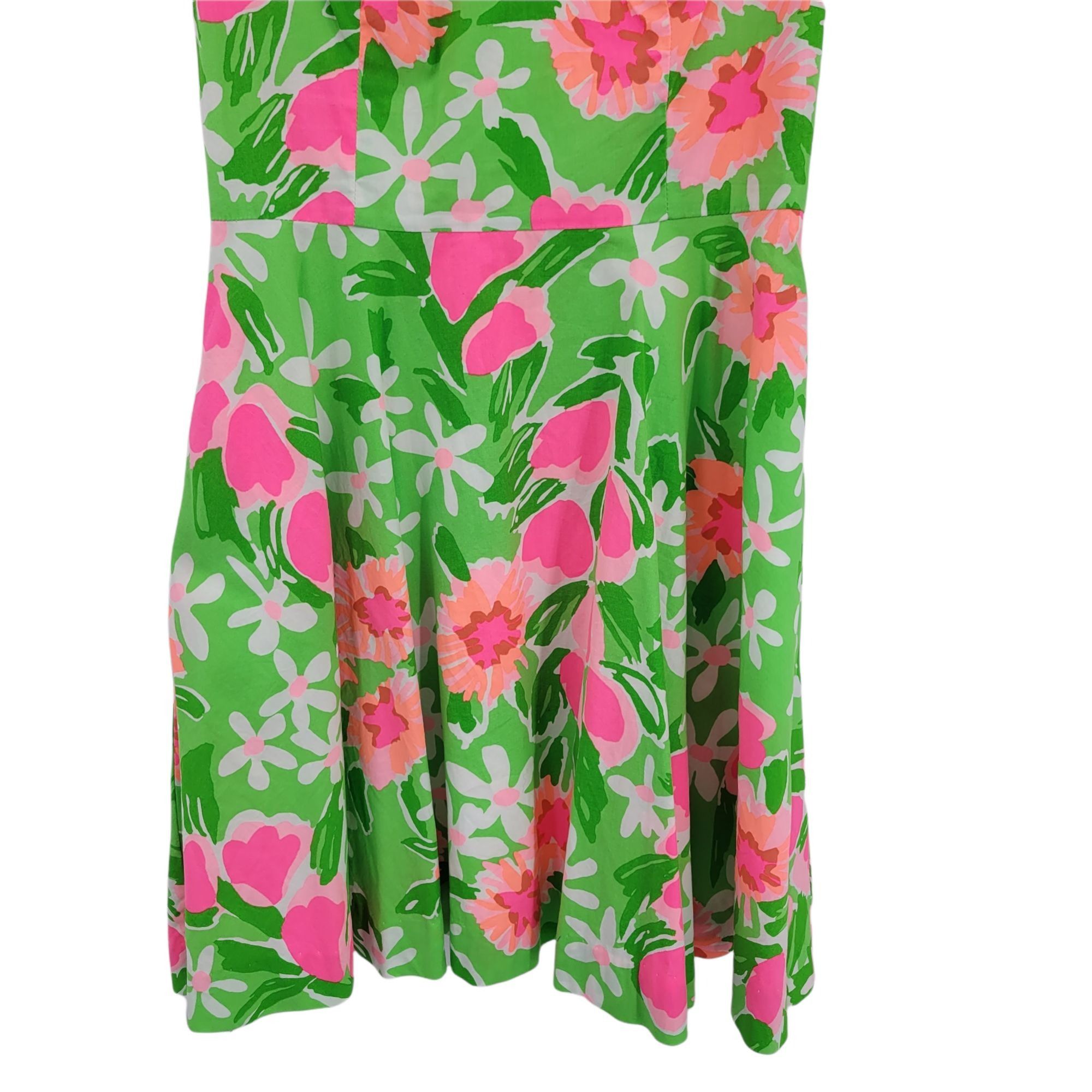 Lilly Pulitzer Lilly Pulitzer 80's Everything Nice Freja' Floral Fit & Flar Size XS / US 0-2 / IT 36-38 - 9 Thumbnail
