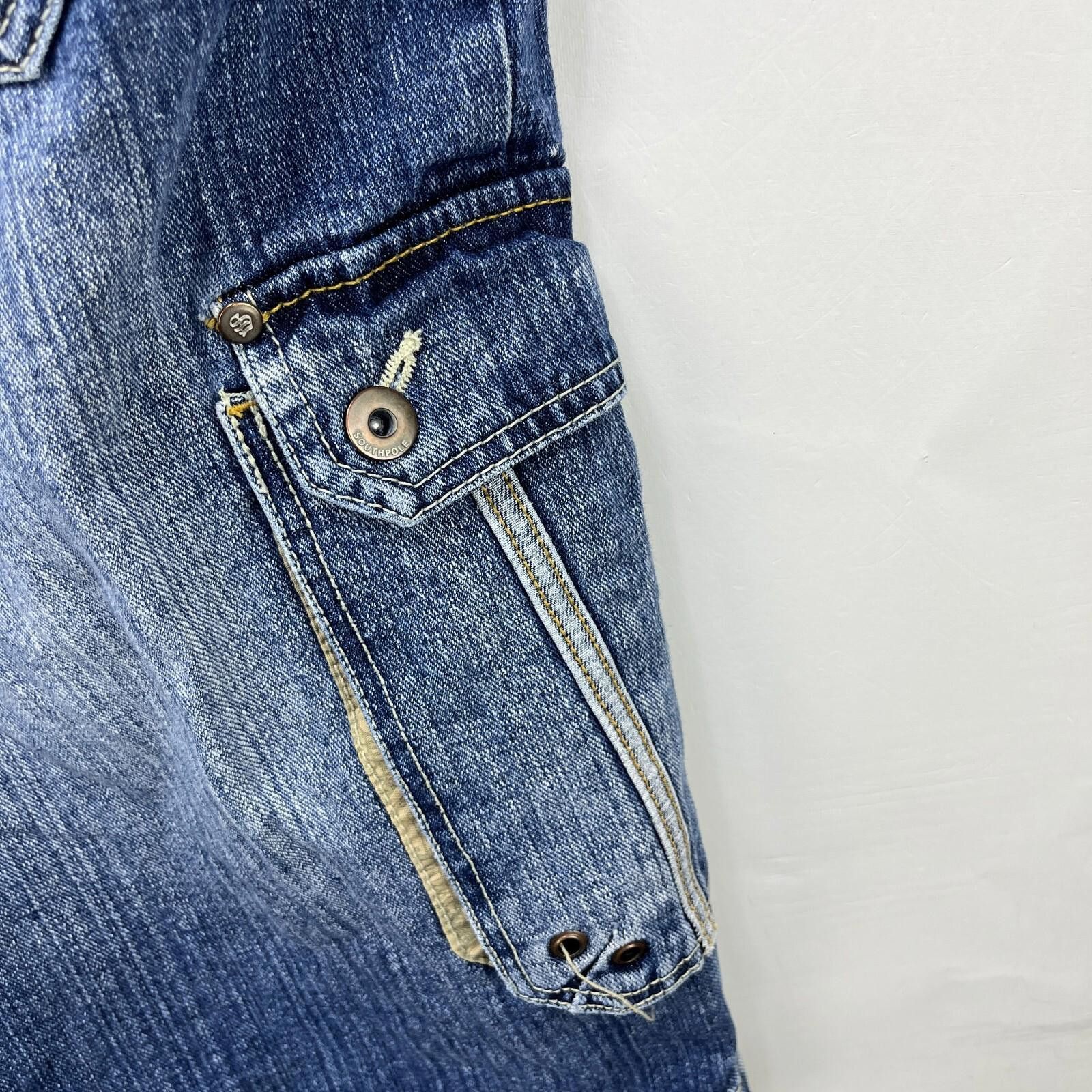 Southpole Vintage Y2K South Pole Jorts Jean Shorts Denim Baggy 38 Size US 38 / EU 54 - 7 Thumbnail