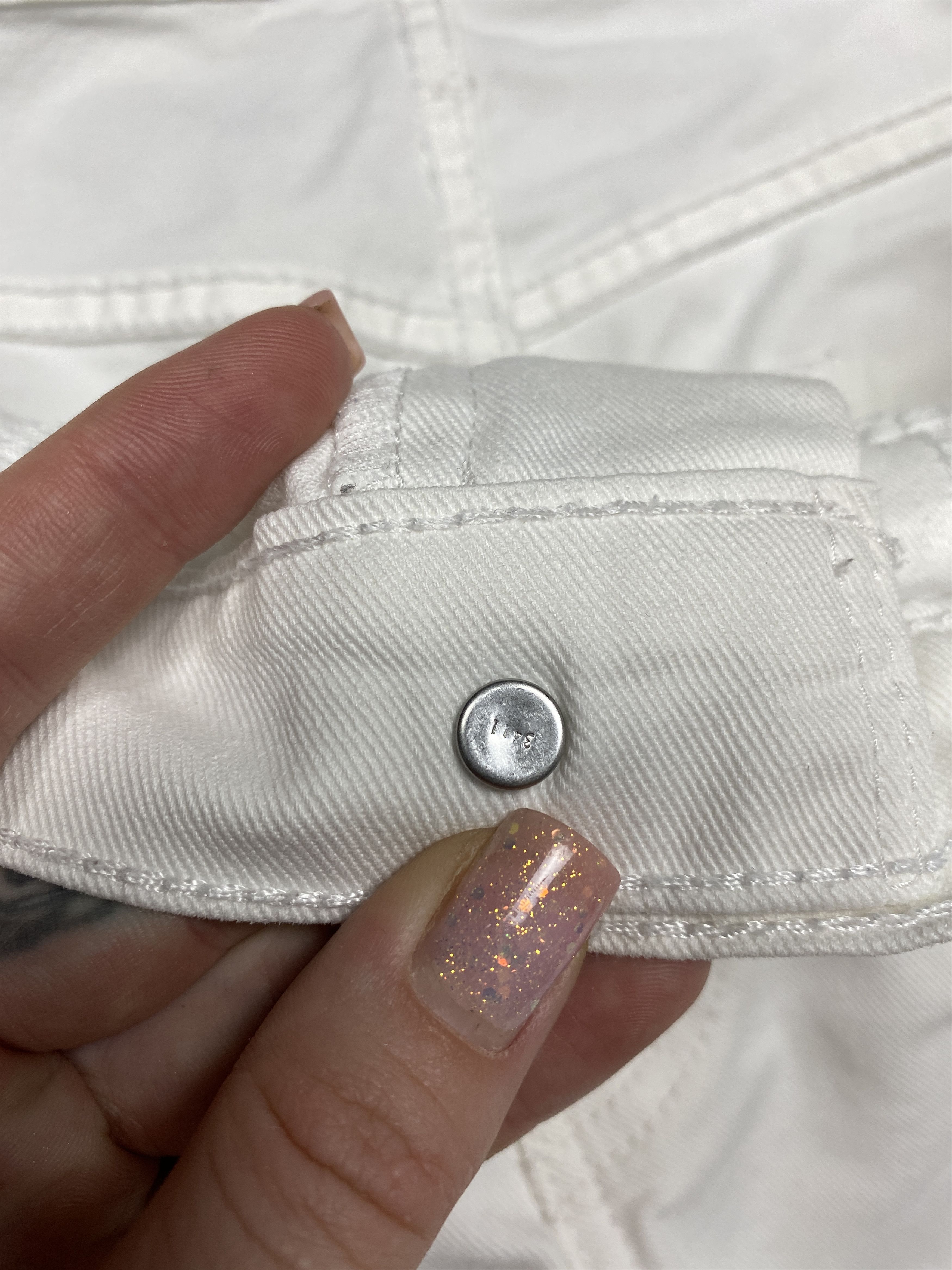 Levi's × Levi's Vintage Clothing Levis 514 Vintage White Denim Pants Jeans Size US 32 / EU 48 - 8 Thumbnail