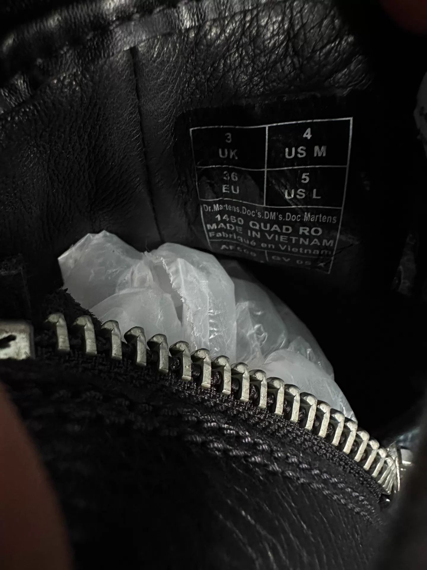 Rick Owens RO x Dr.Martens 8-Eye Leather Platform Boots 36 (No Box) Size US 5.5 / IT 35.5 - 6 Thumbnail