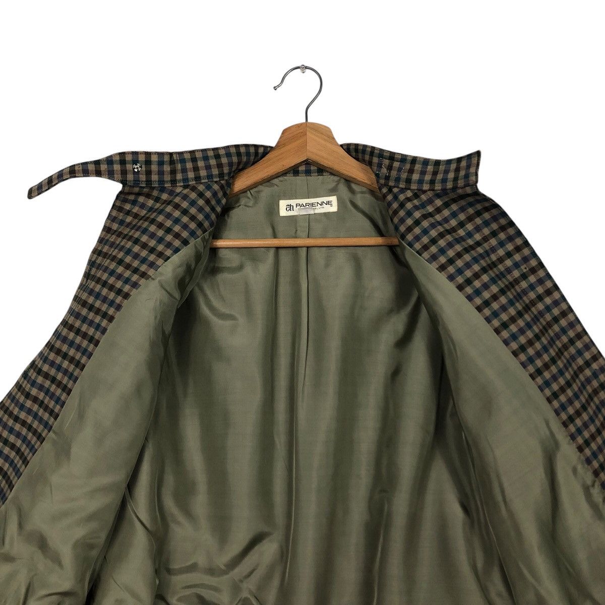 Japanese Brand 📌Vintage Bomber Jacket Parienne Tartan Check Issey Miyake Size US M / EU 48-50 / 2 - 15 Thumbnail