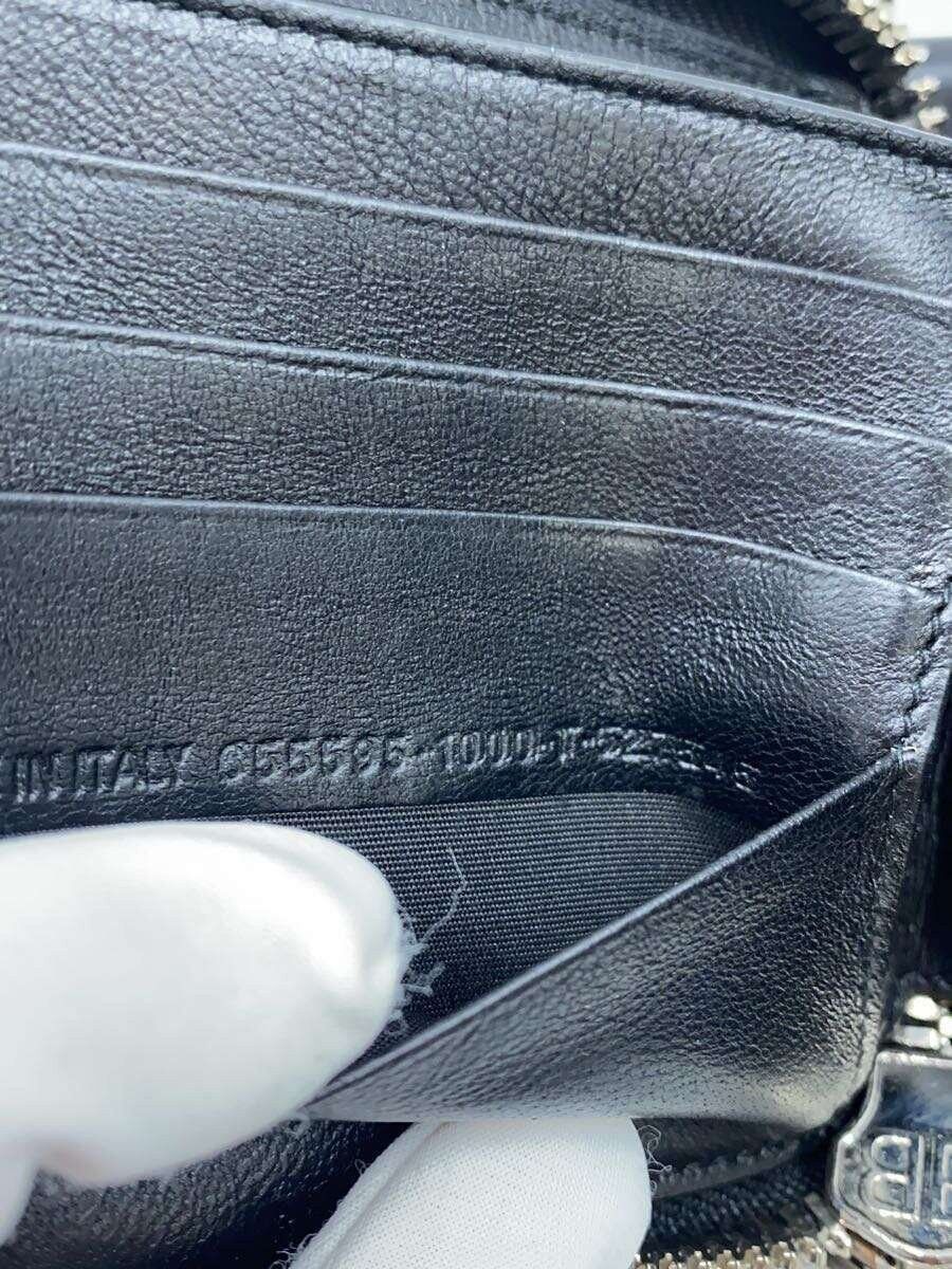 Balenciaga Balenciaga Leather Bi-Fold Wallet Black Size ONE SIZE - 7 Thumbnail