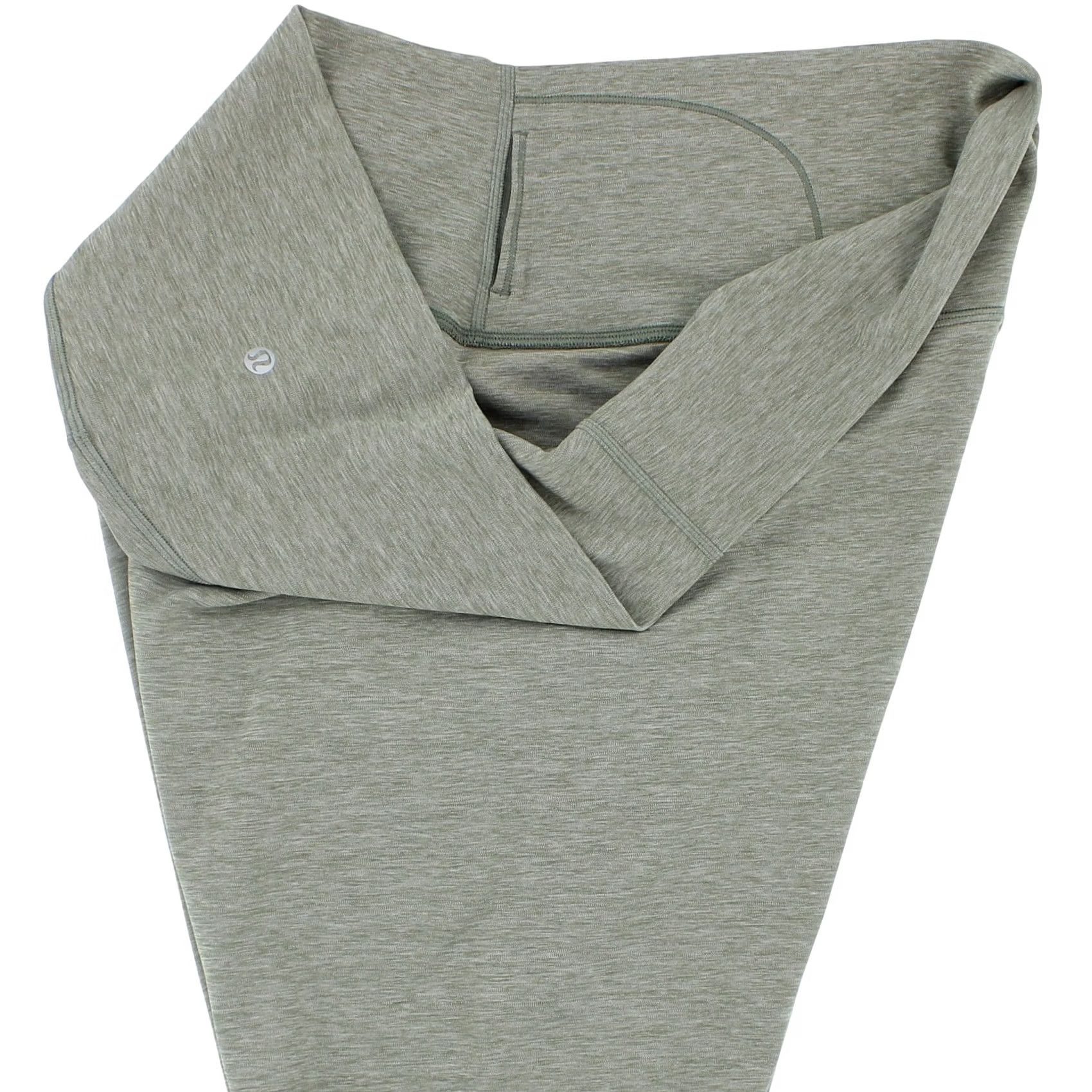 Lululemon Lululemon Align High Rise Leggings Olive Heather Plus 20 Inseam 25 in Nulu Nylon Spandex Cropped Slim Womens Leggings Size 42" / US 20 - 3 Thumbnail