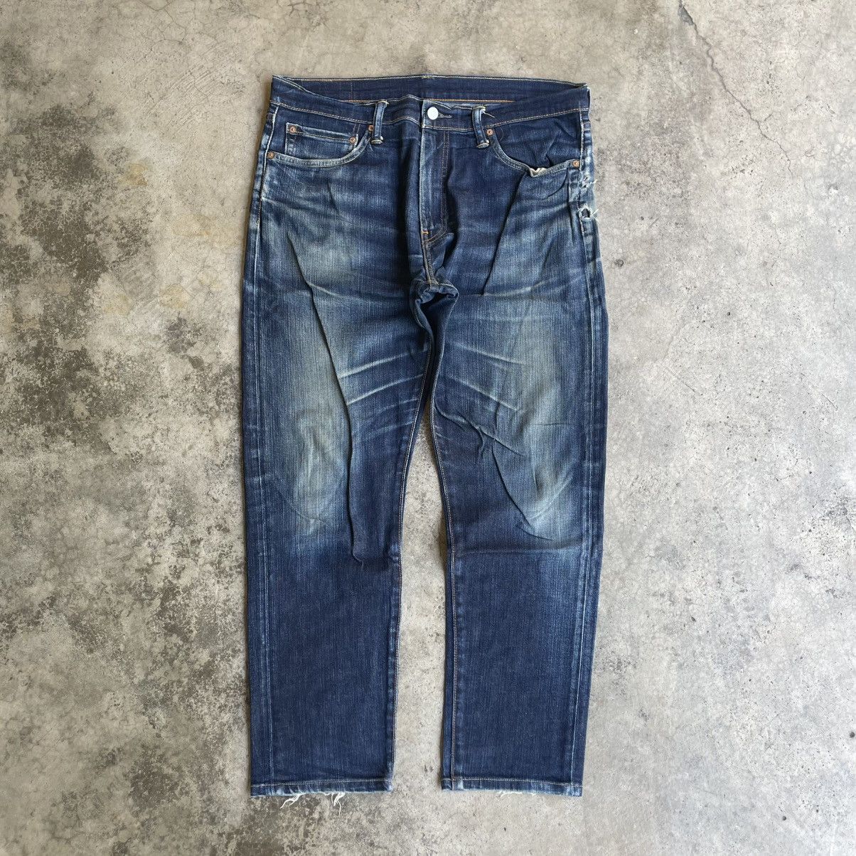 Levi's Vintage Clothing 🔥Vintage Levis 505 Stoned Washed Ripped Distress Denim Jeans Size US 36 / EU 52 - 1 Thumbnail