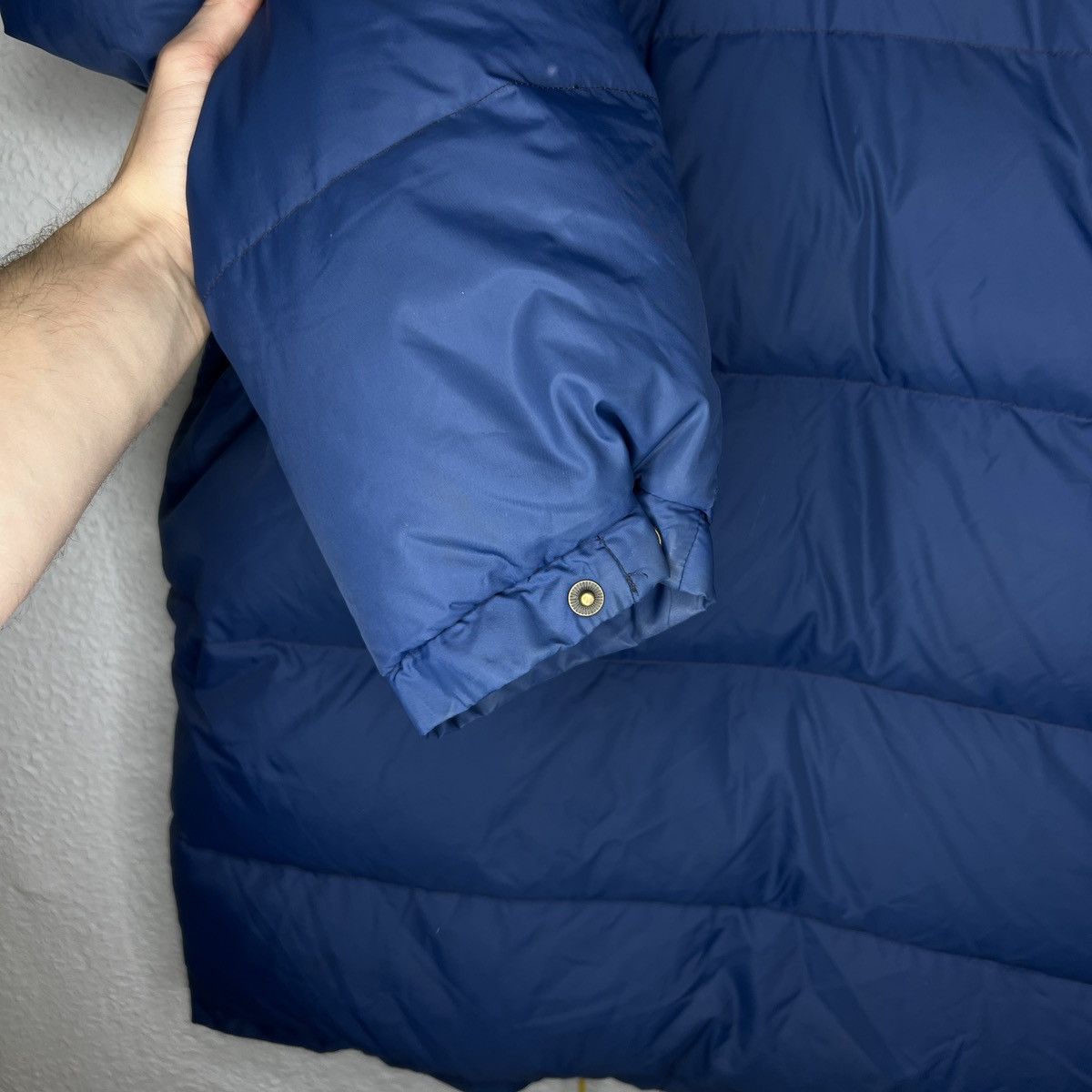 Fjallraven Fjallraven Vintage Puffer Goose Down Winter Jacket Navy Logo Size US L / EU 52-54 / 3 - 12 Thumbnail